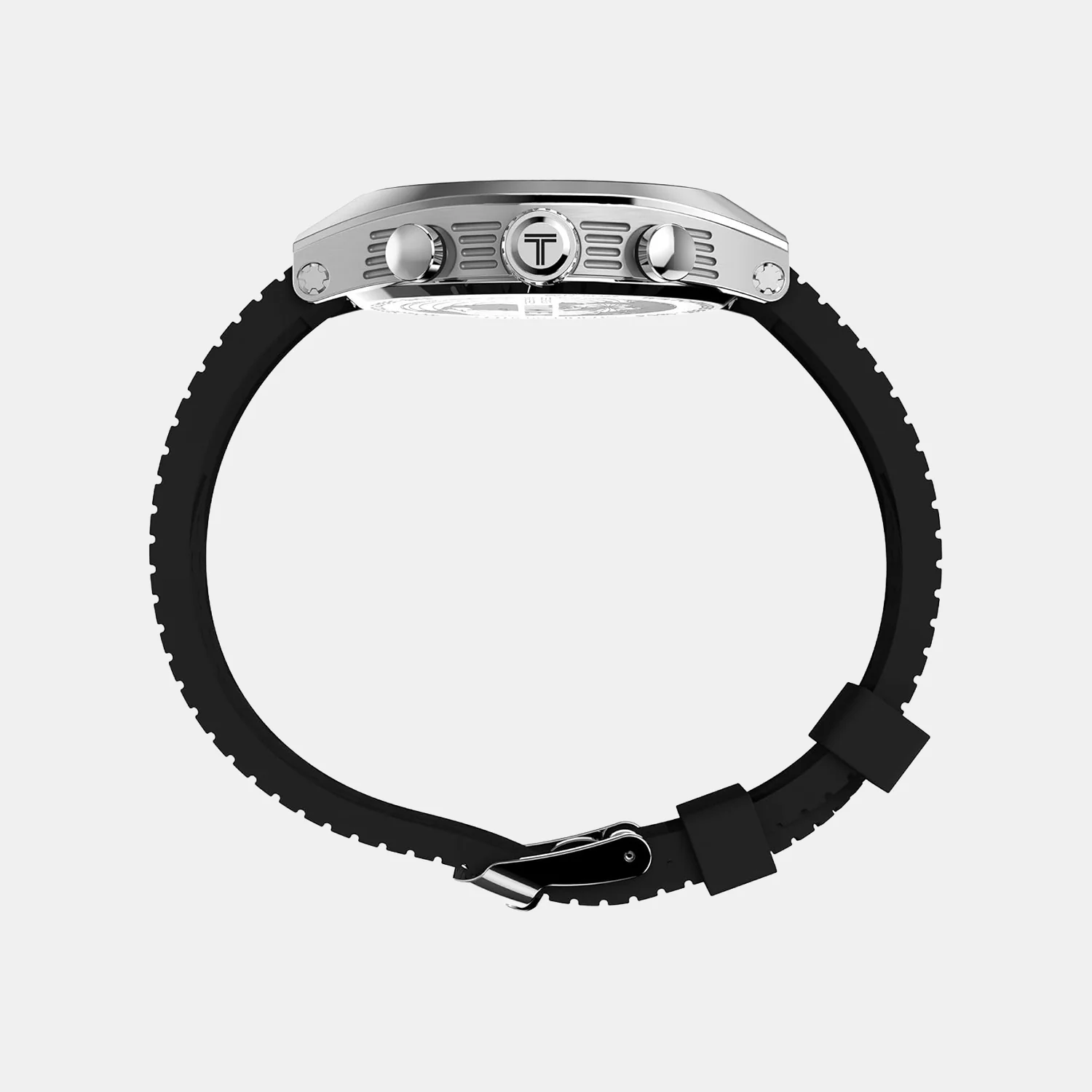 Men Quartz Black Dial Analog Rubber Watch TW2W64500UJ - Image 2