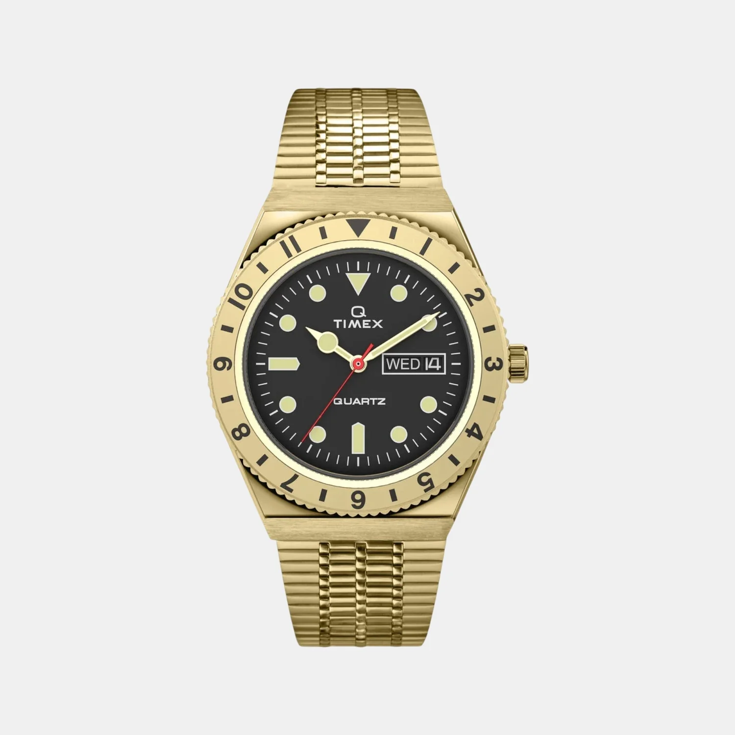 Men Quartz Black Dial Analog Stainless Steel Watch TW2V18800U9