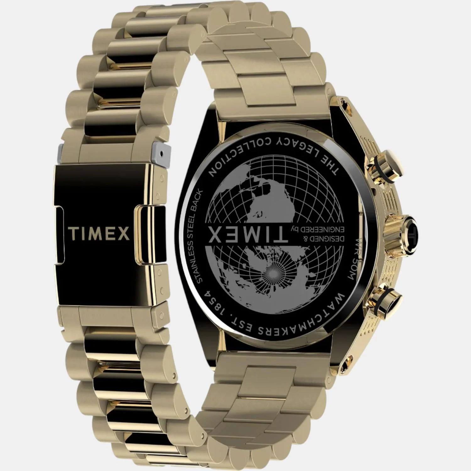 Men Quartz Black Dial Analog Stainless Steel Watch TW2W22100UJ - Image 5