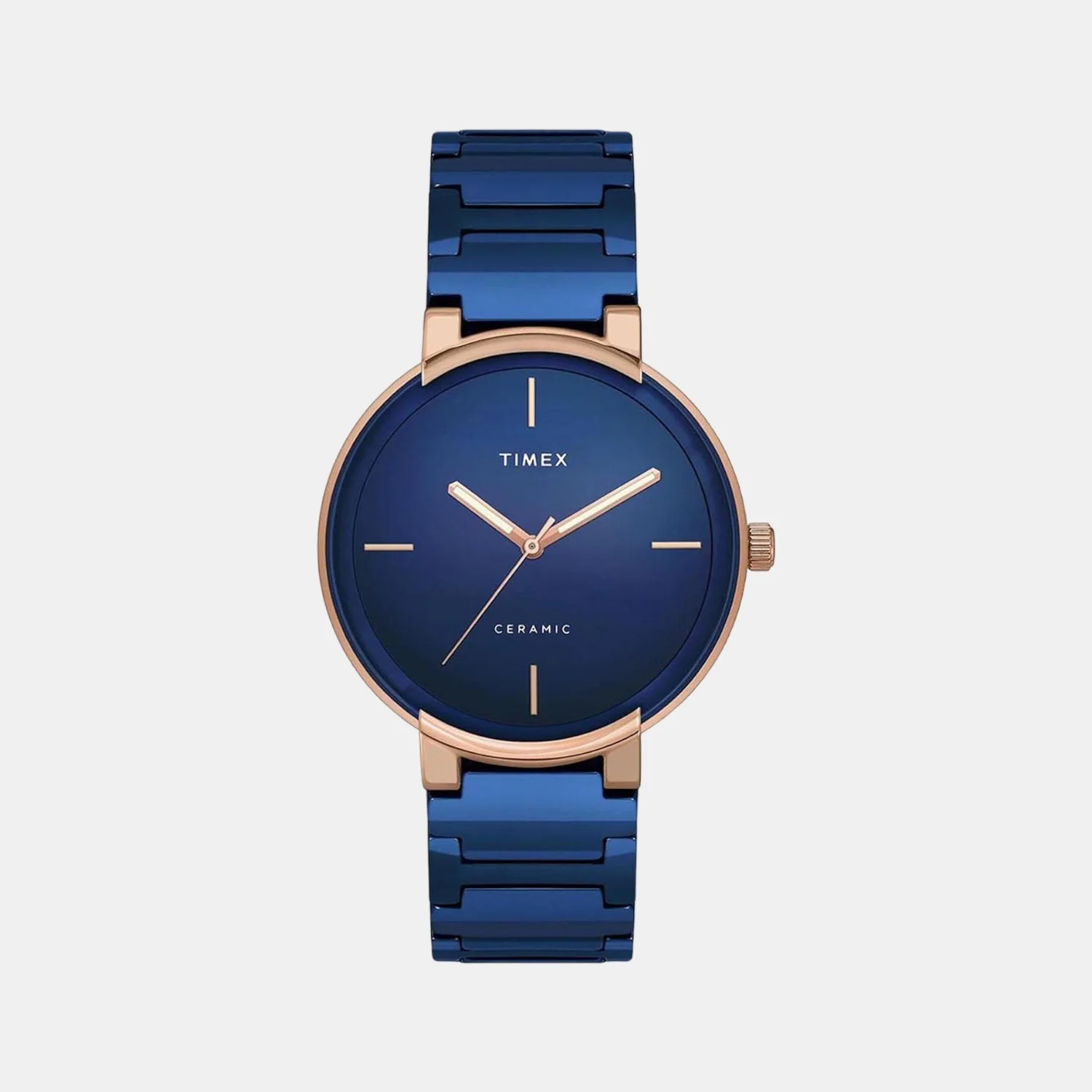 Men Quartz Blue Dial Analog Ceramic Watch TWEG21201