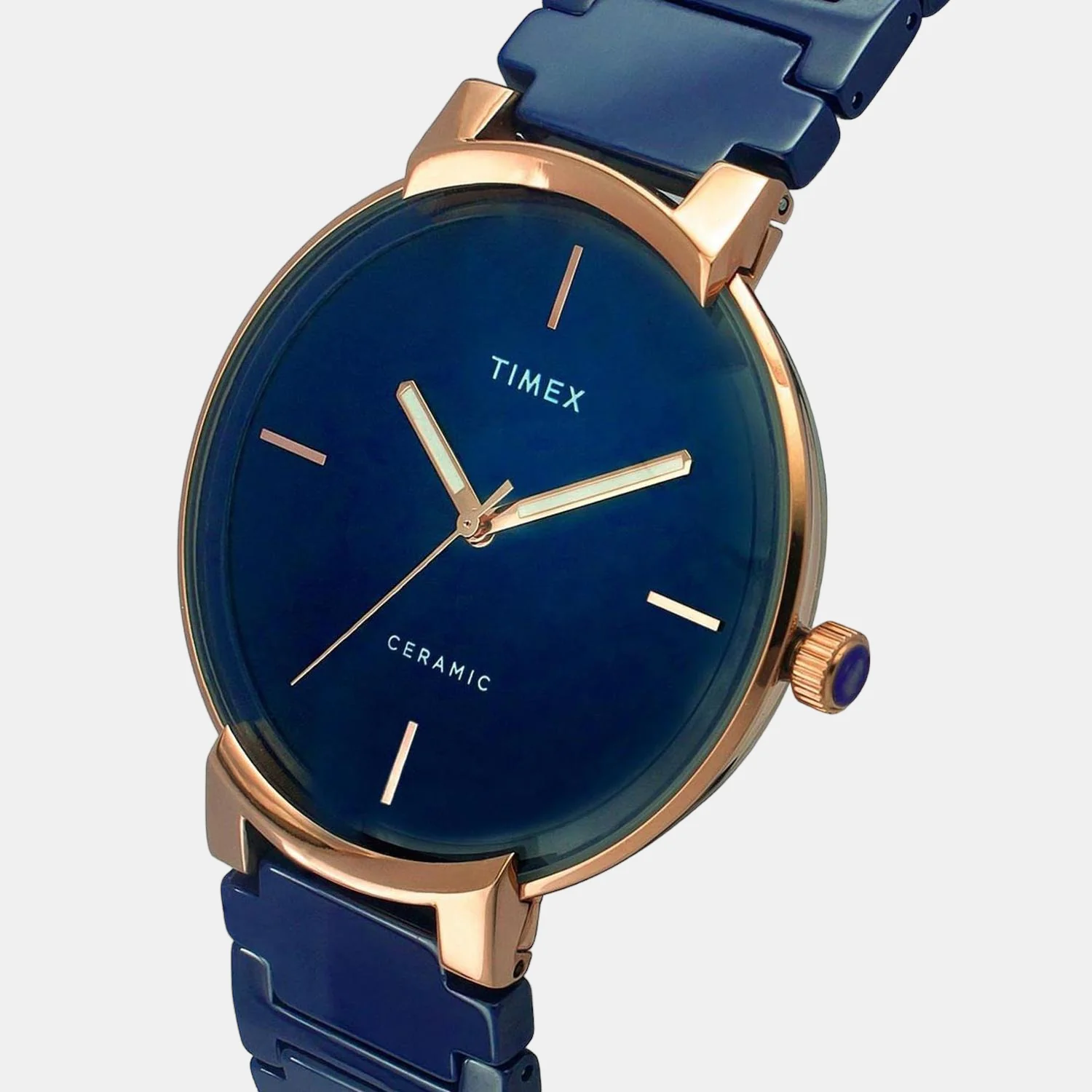 Men Quartz Blue Dial Analog Ceramic Watch TWEG21201 - Image 5