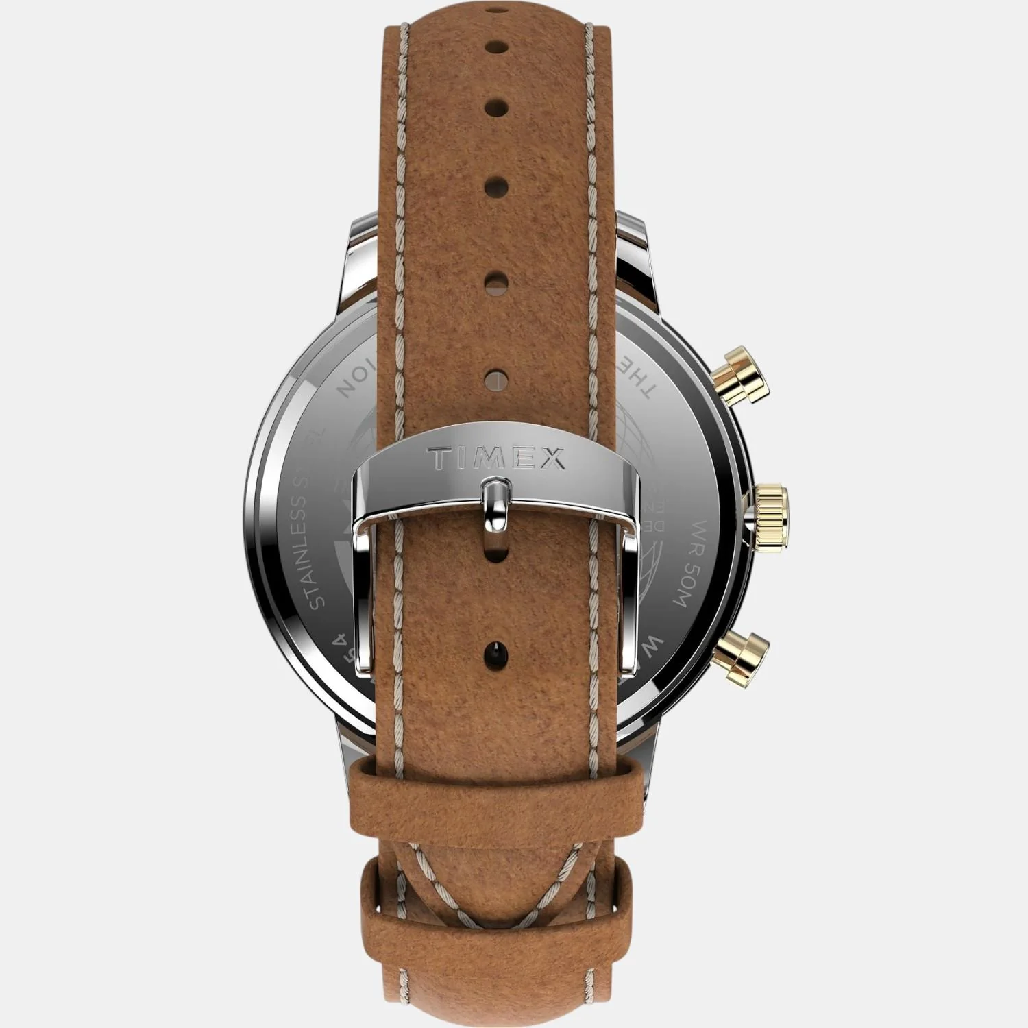 Men Quartz Blue Dial Analog Leather Watch TW2U39000UJ - Image 6