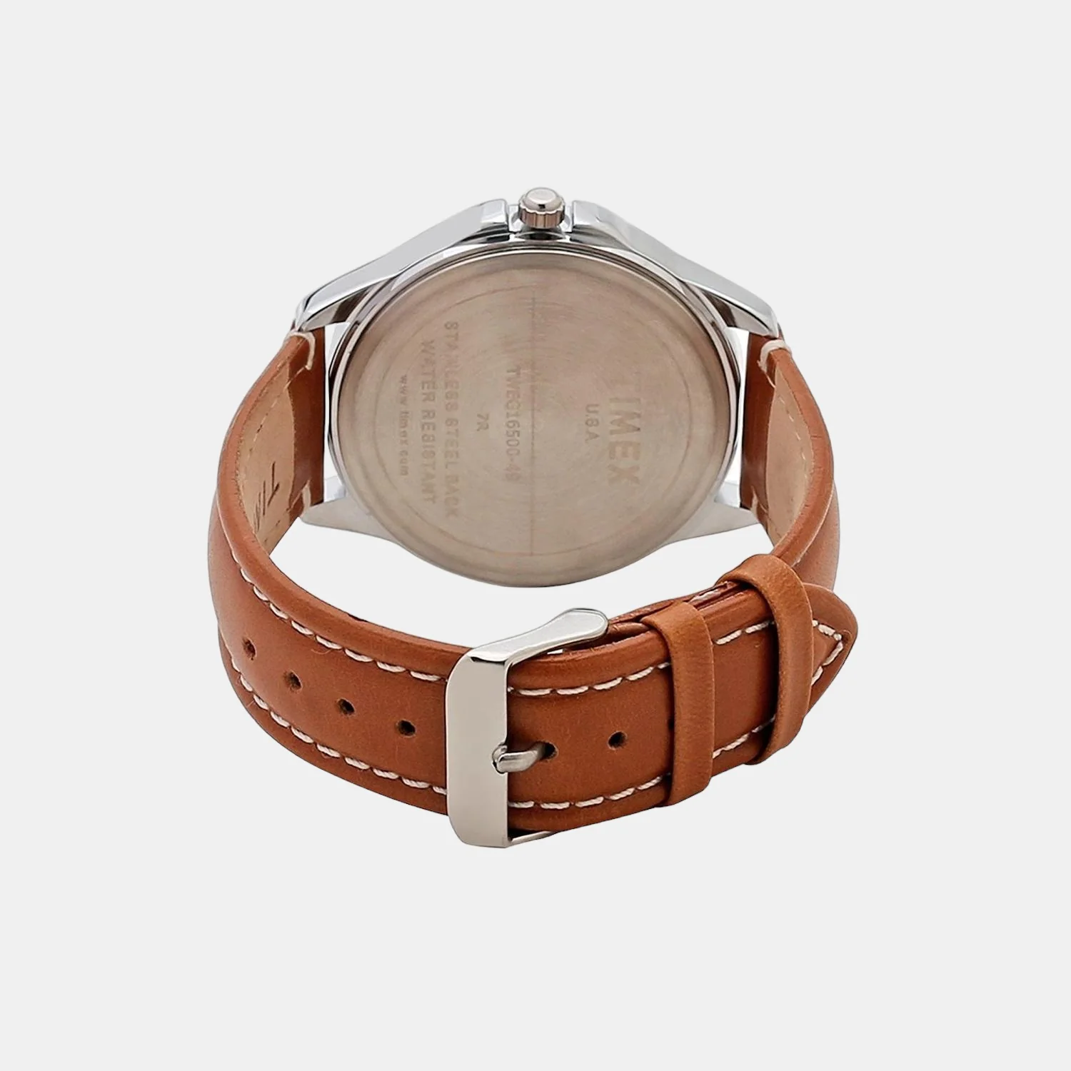 Men Quartz Blue Dial Analog Leather Watch TWEG16500 - Image 2