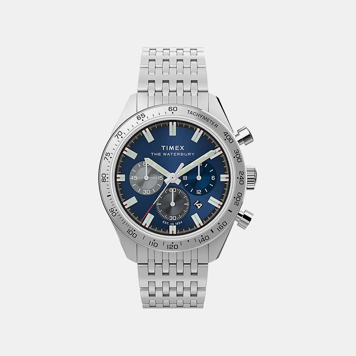 Men Quartz Blue Dial Analog Stainless Steel Watch TW2Y18500IK