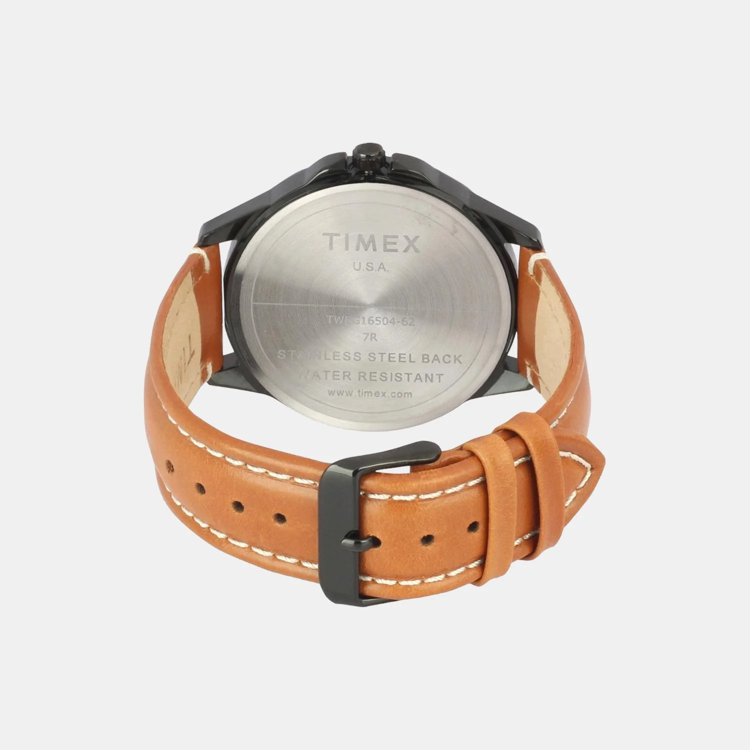 Men Quartz Brown Dial Analog Leather Watch TWEG16504 - Image 2