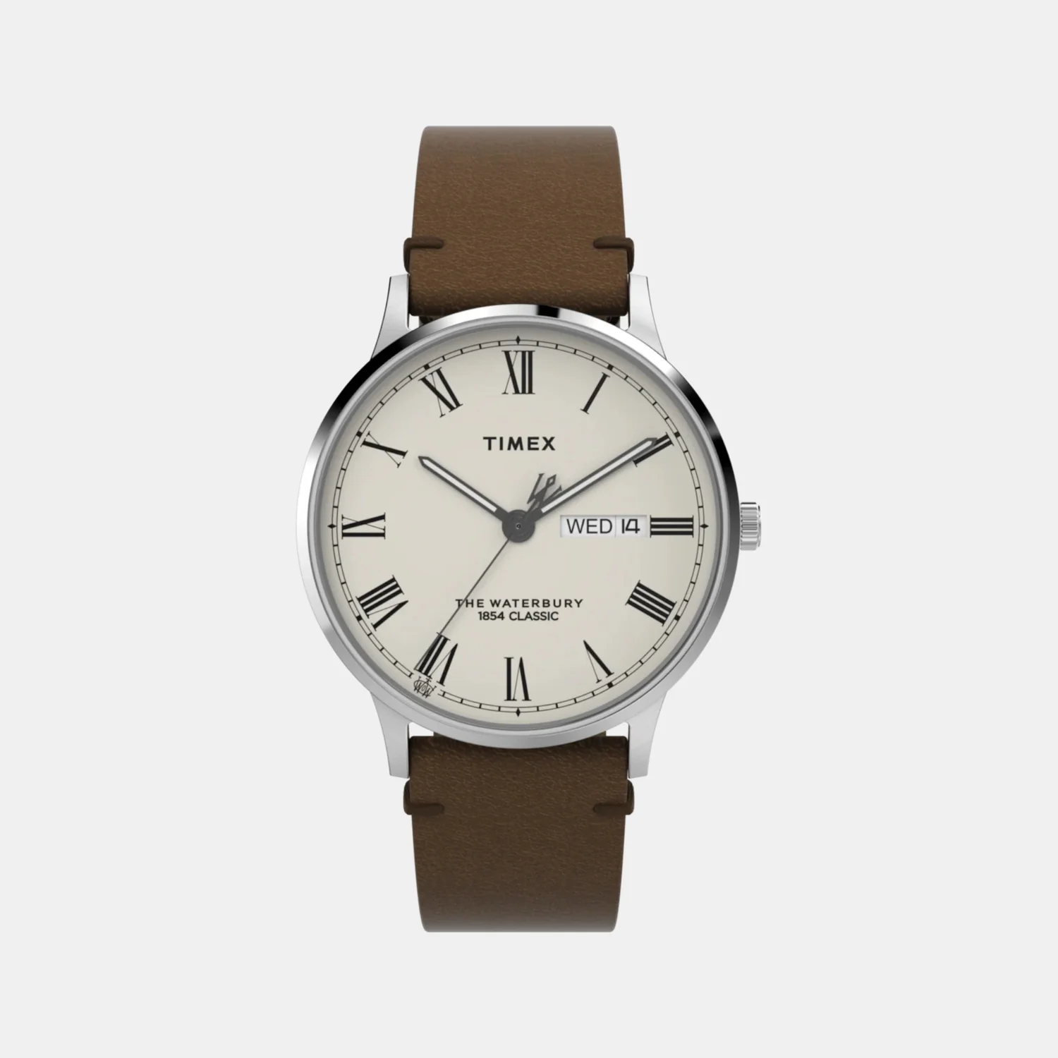 Men Quartz Cream Dial Analog Leather Watch TW2W50600UJ - Image 2