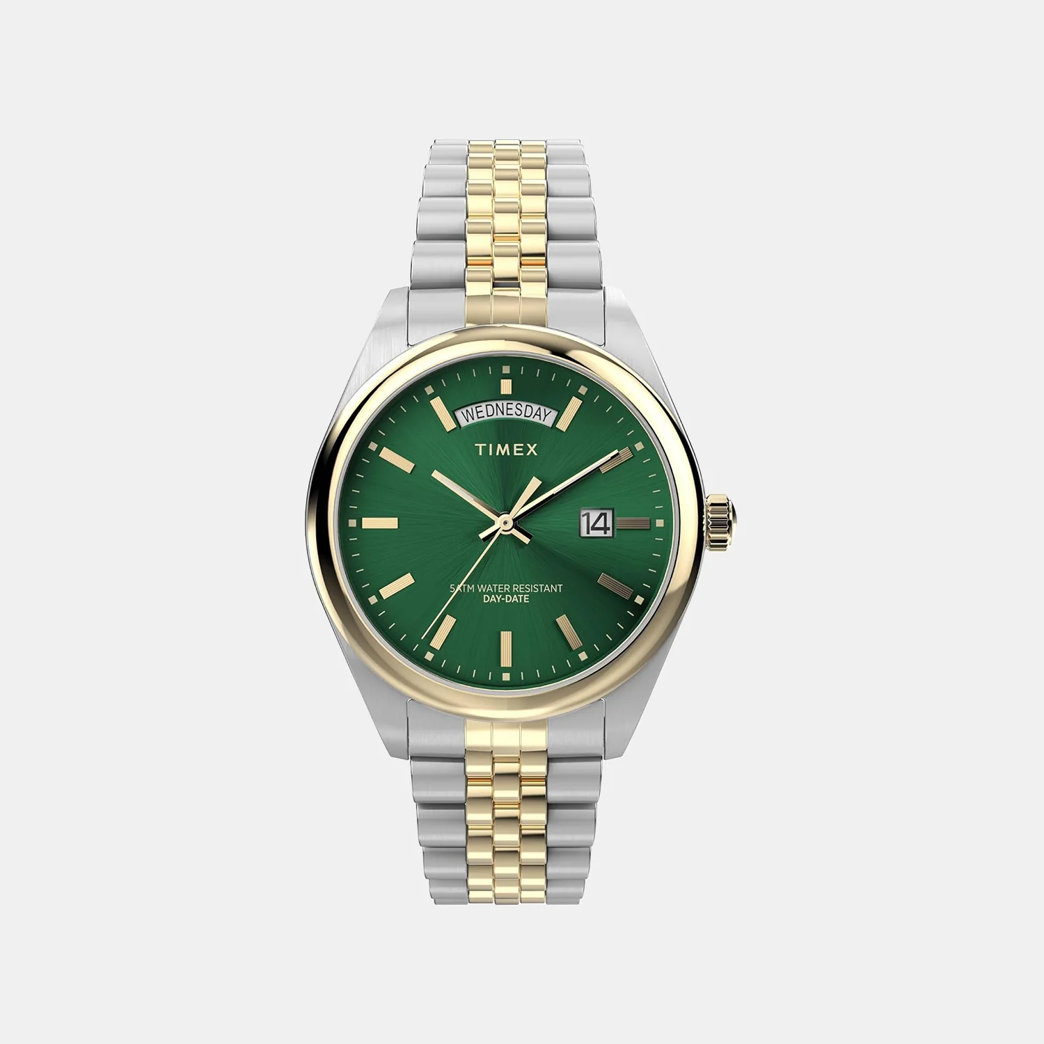 Men Quartz Green Dial Analog Steel Watch TW2W42800UJ