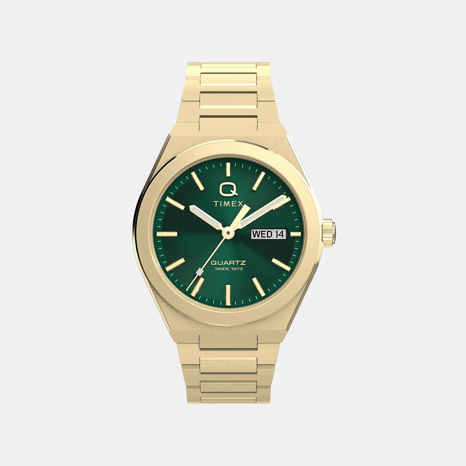 Men Quartz Green Dial Analog Steel Watch TW2Y35100UJ