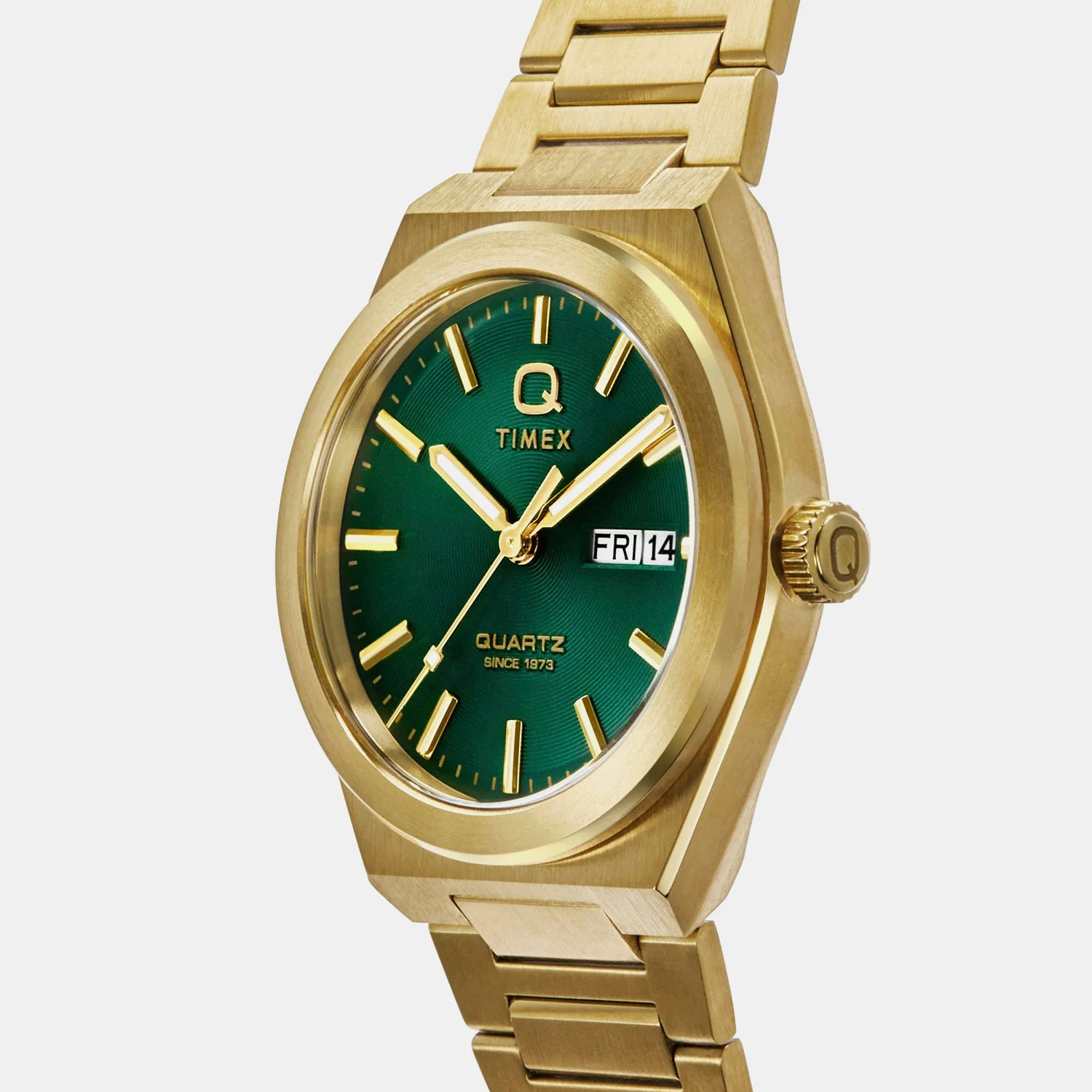 Men Quartz Green Dial Analog Steel Watch TW2Y35100UJ - Image 2