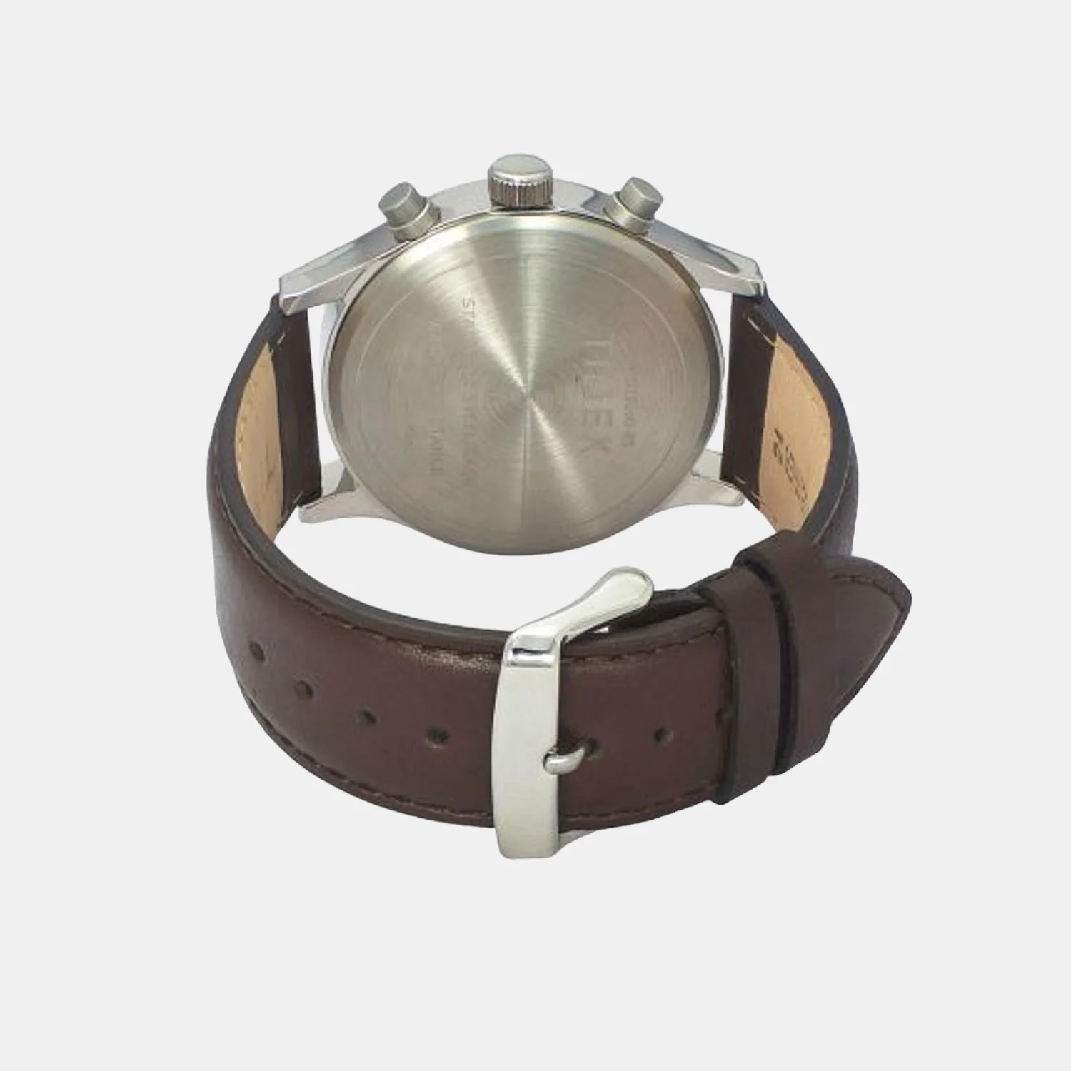 Men Quartz Green Dial Chronograph Leather Watch TWEG19600 - Image 5