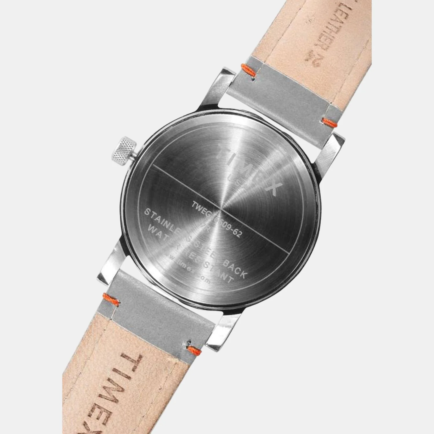 Men Quartz Grey Dial Analog Leather Watch TWEG16609 - Image 4