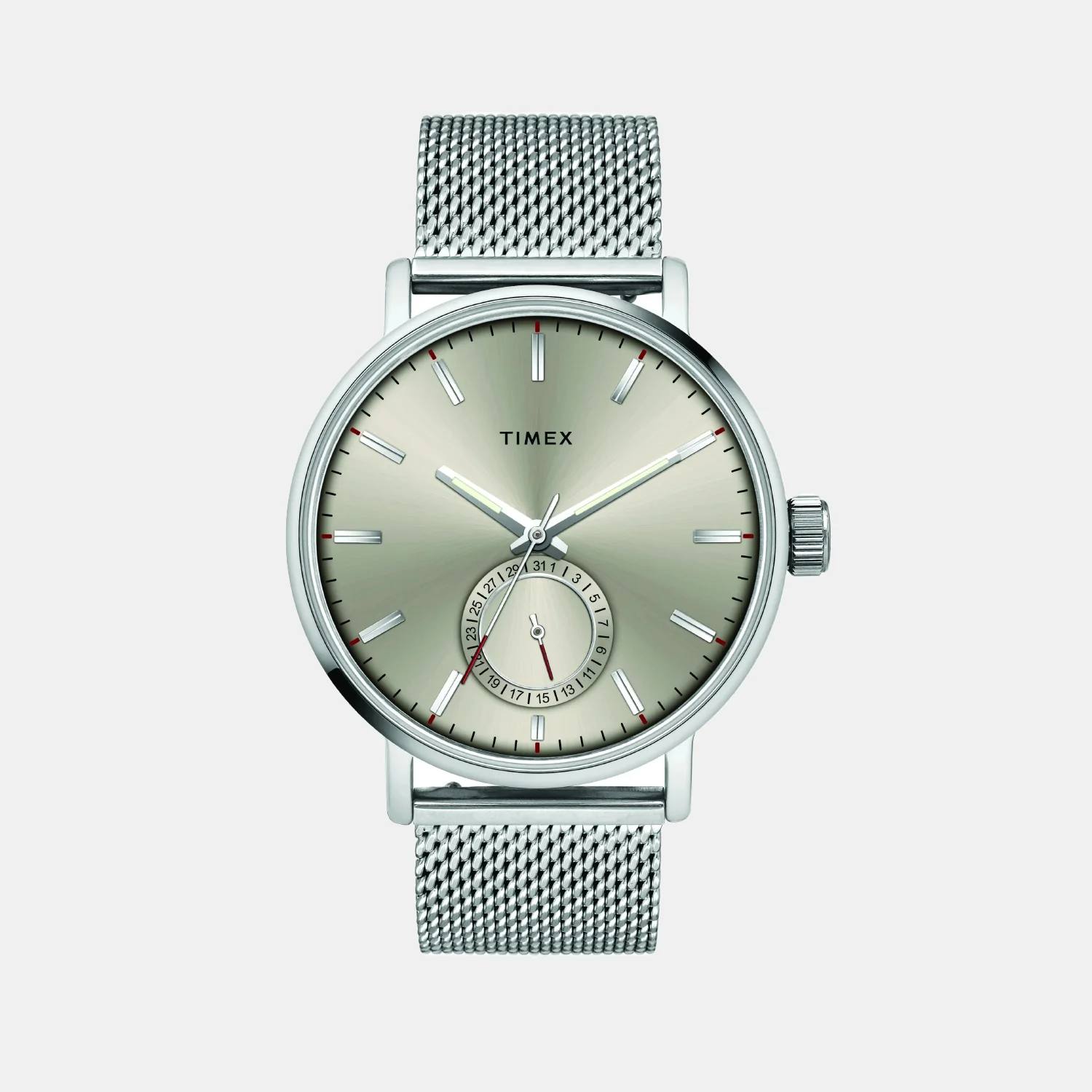 Men Quartz Grey Dial Analog Stainless Steel Watch TWEG20000