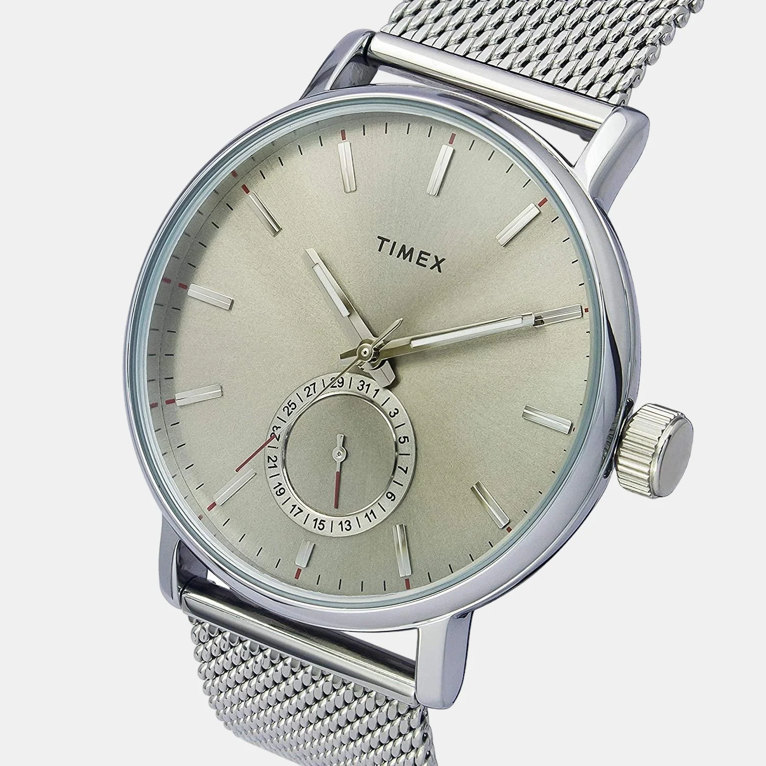 Men Quartz Grey Dial Analog Stainless Steel Watch TWEG20000 - Image 2