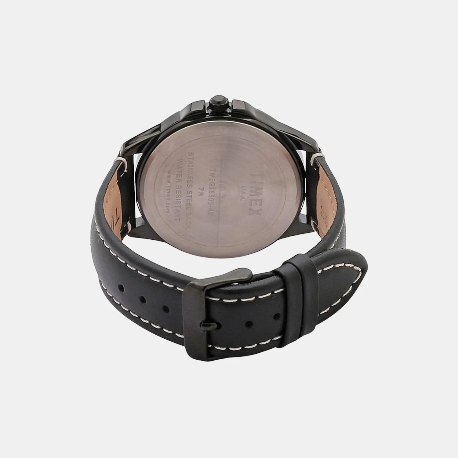 Men Quartz Grey Dial Chronograph Leather Watch TWEG16505 - Image 2