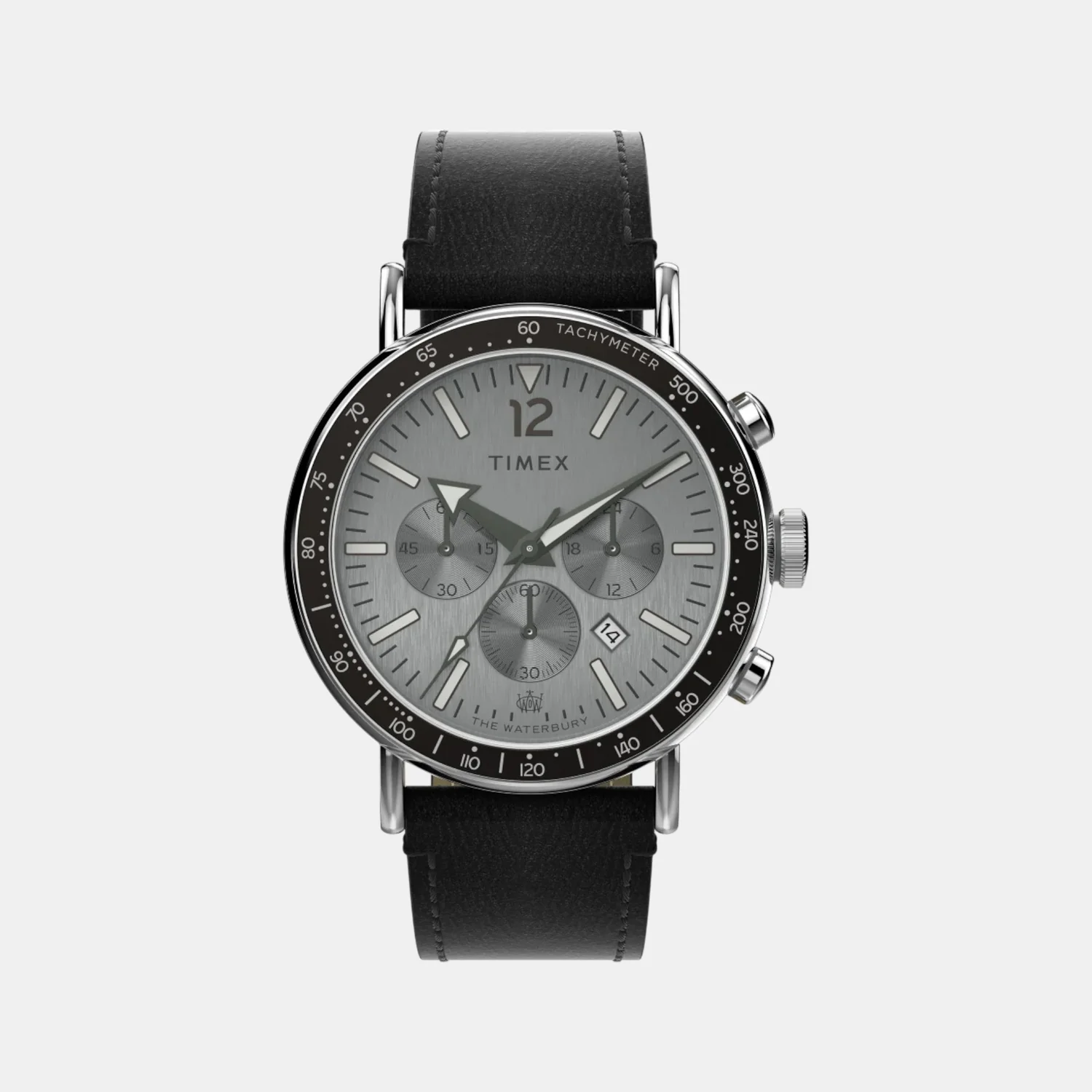 Men Quartz Silver Dial Analog Leather Watch TW2W47400UJ - Image 2