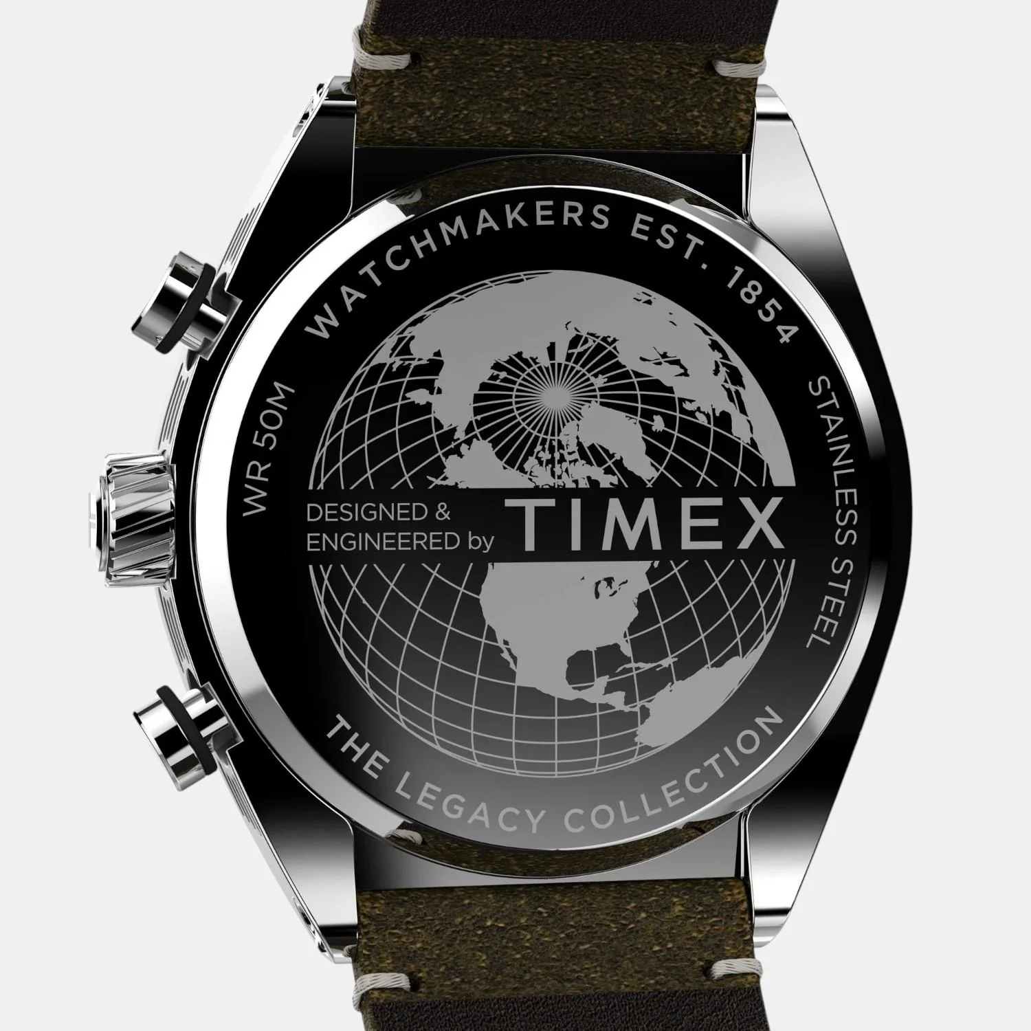 Men Quartz Silver Dial Analog Leather Watch TW2W50100UJ - Image 5