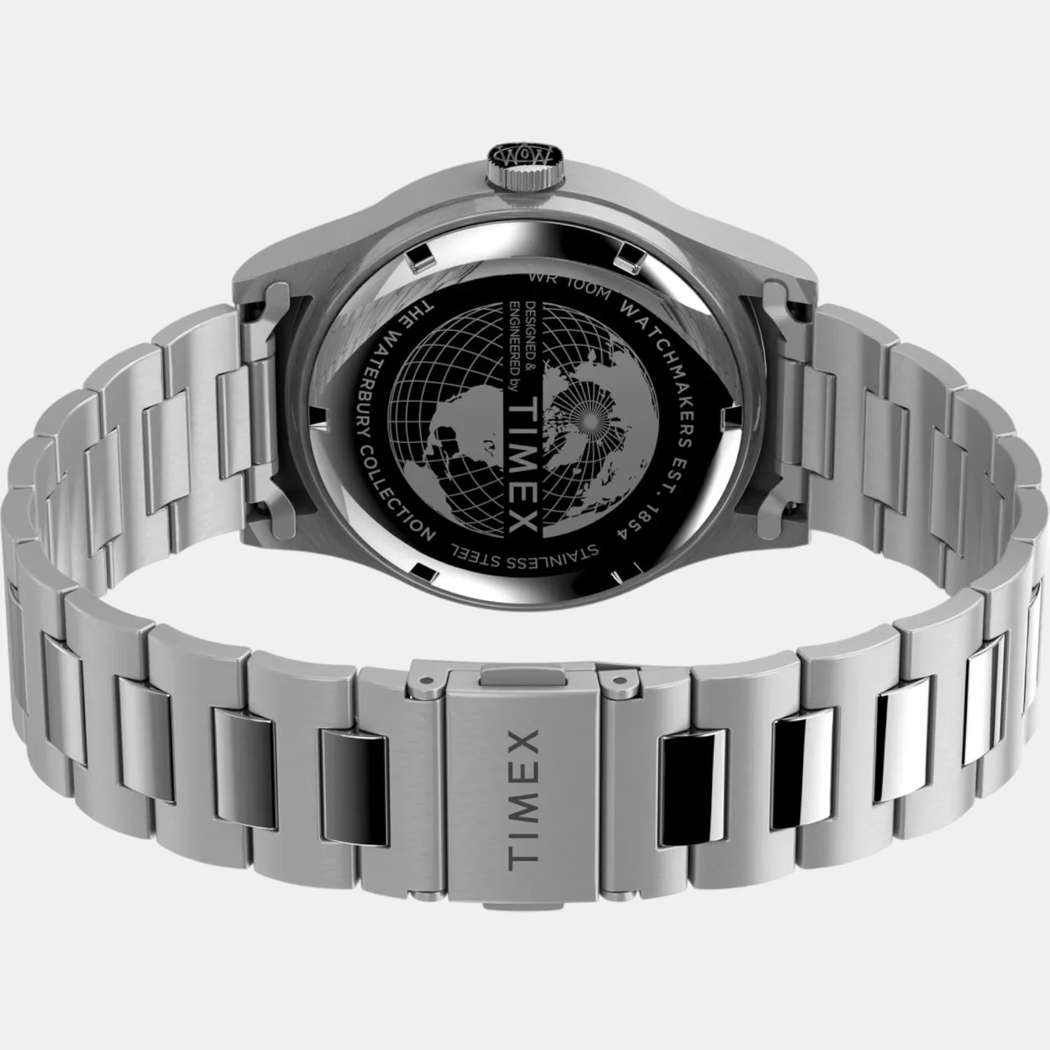 Men Quartz Silver Dial Analog Stainless Steel Watch TW2U99300UJ - Image 4