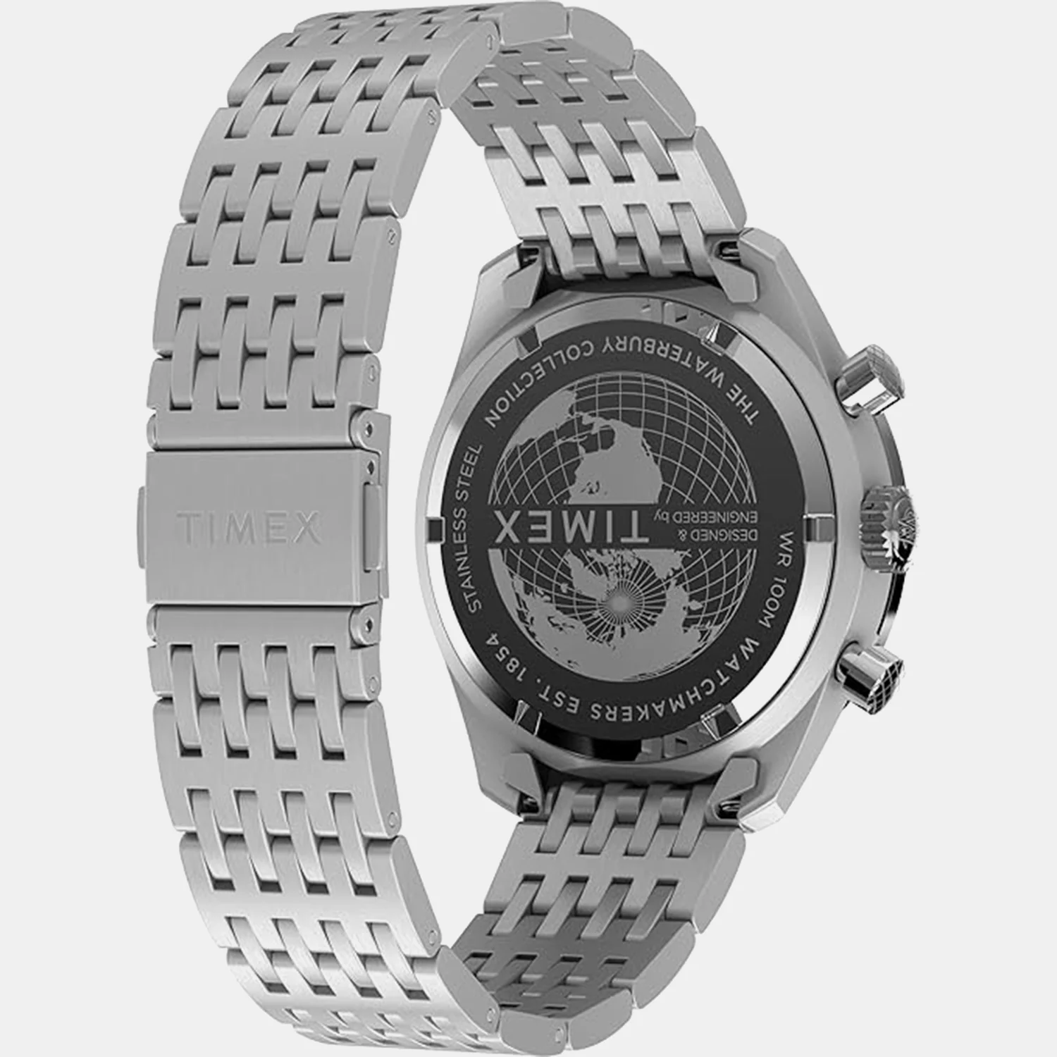 Men Quartz Silver Dial Analog Stainless Steel Watch TW2Y18700UJ - Image 4