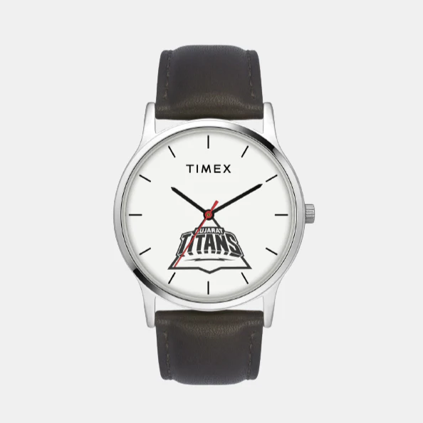 Men Quartz White Dial Analog Leather Watch TW00ZR563 - Image 2