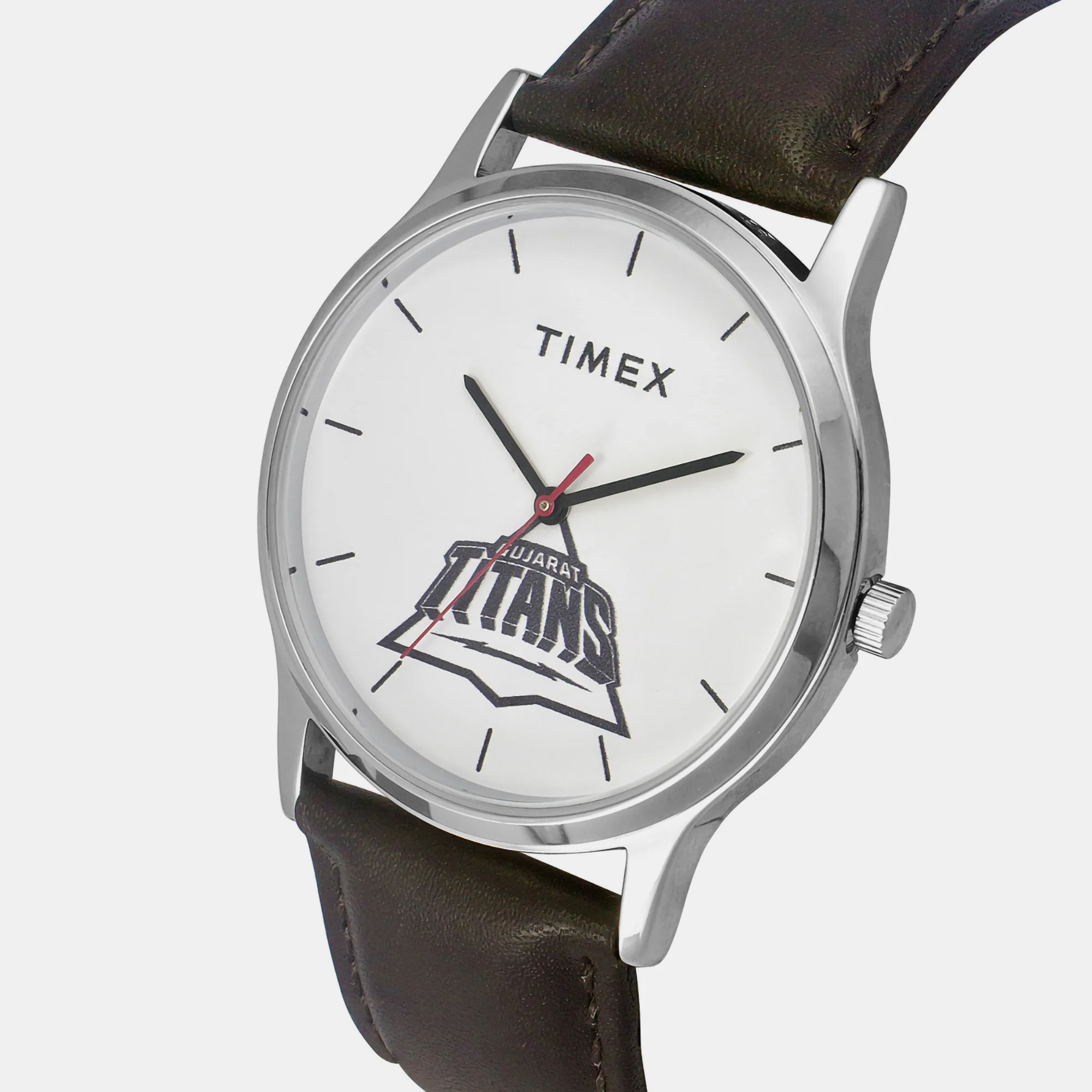 Men Quartz White Dial Analog Leather Watch TW00ZR563 - Image 6