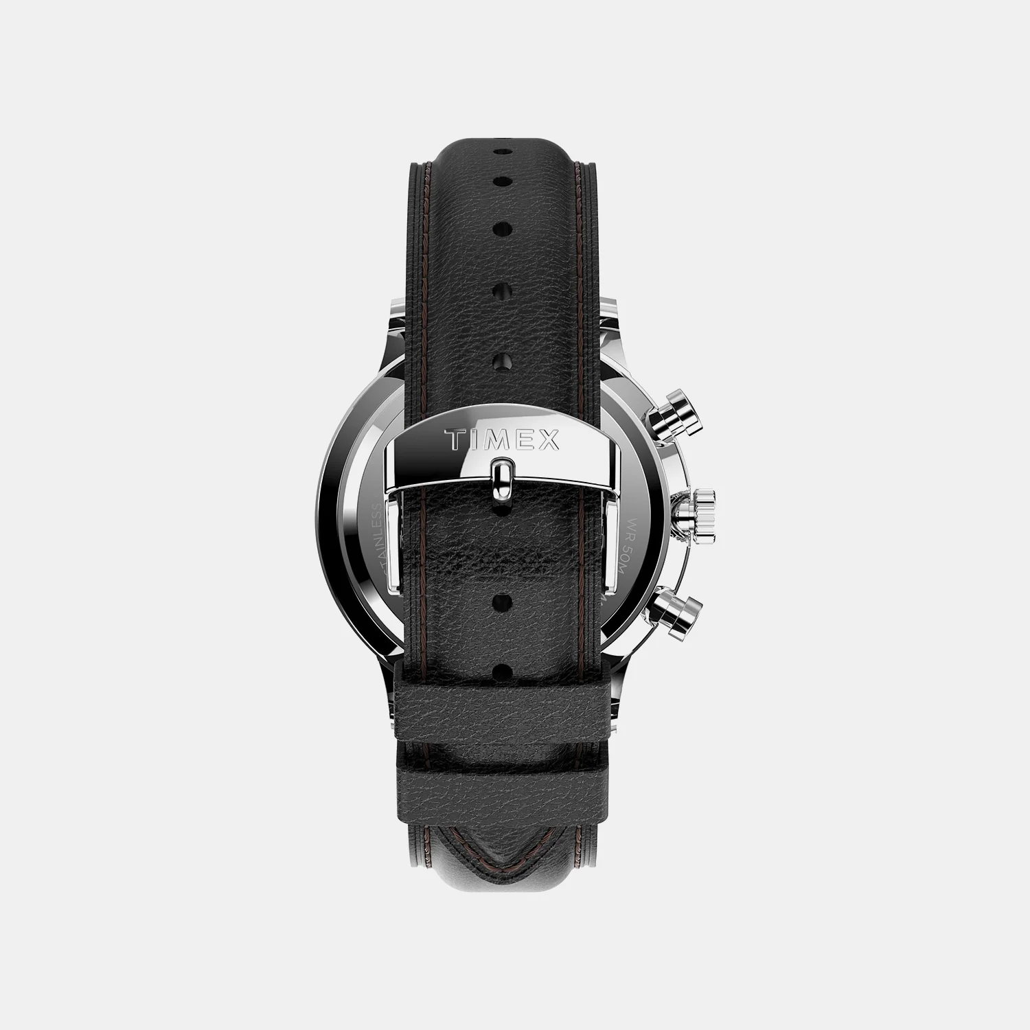 Men Quartz White Dial Analog Leather Watch TW2U88100UJ - Image 4