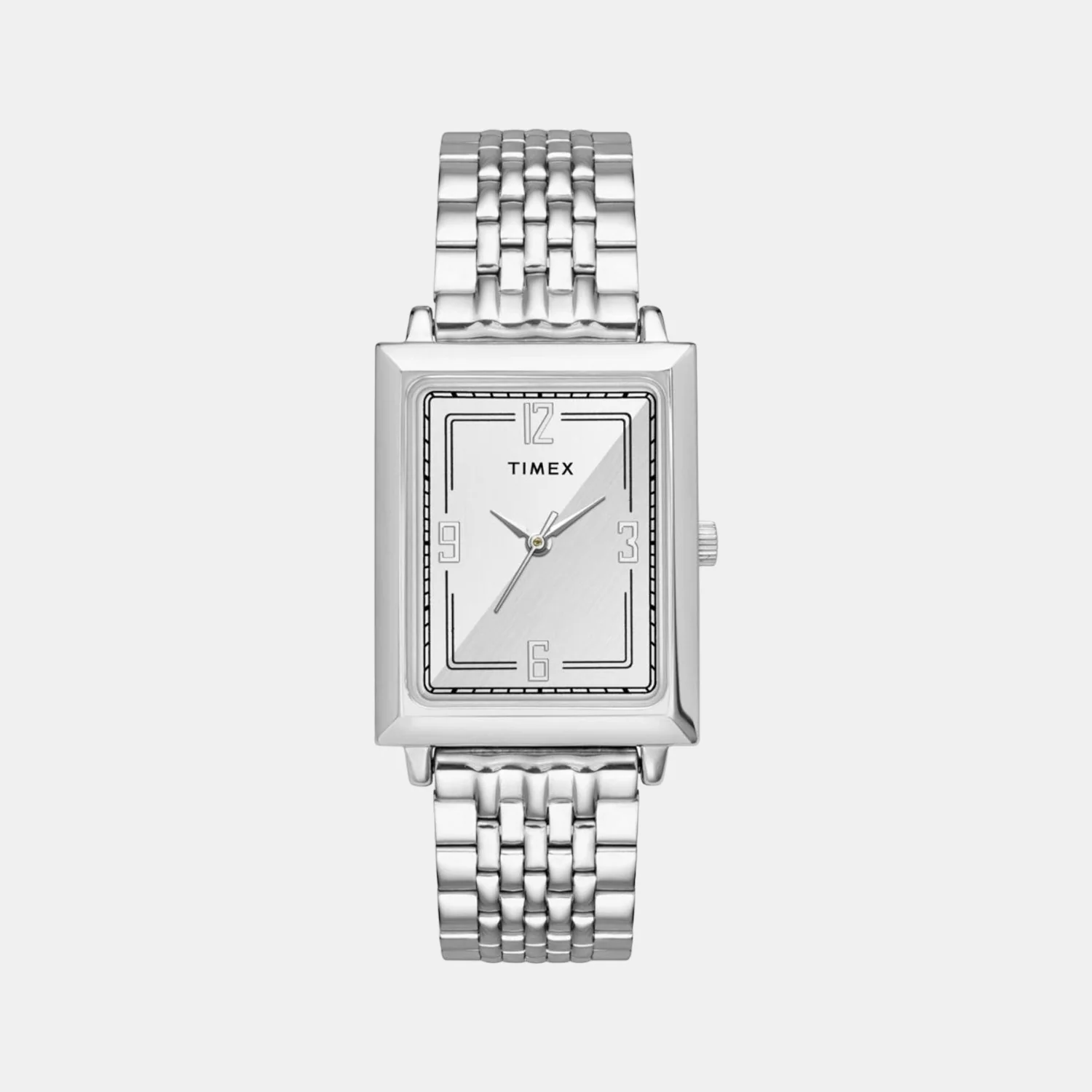 Men Quartz White Dial Analog Stainless Steel Watch TW0TG6414