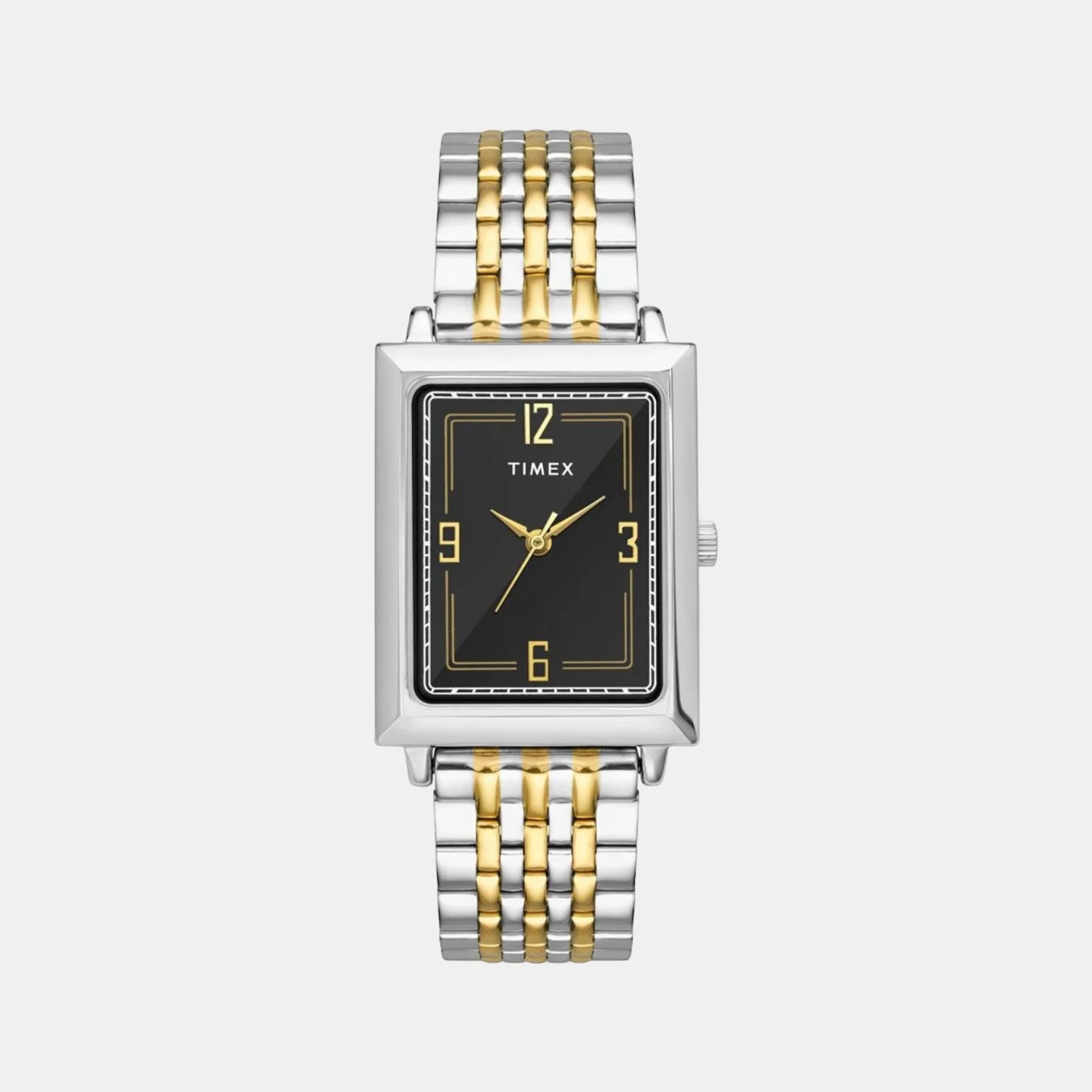 Men Quartz White Dial Analog Stainless Steel Watch TW0TG6418