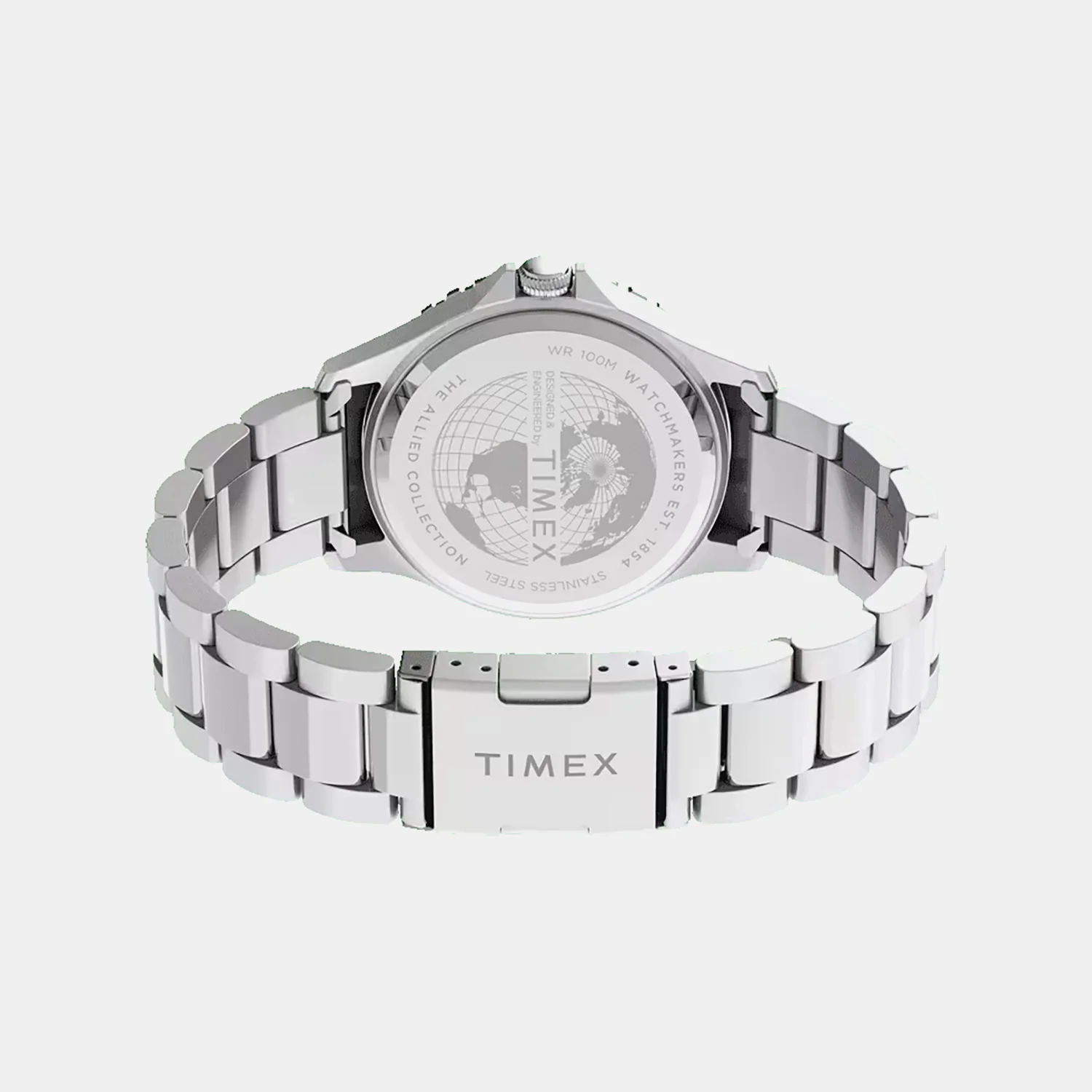 Men Quartz White Dial Analog Stainless Steel Watch TW2U10900UJ - Image 4