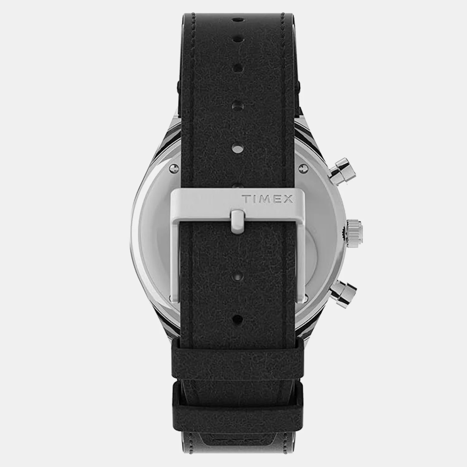 Q Diver Men Quartz Black Dial Chronograph Leather Watch TWEG26408 - Image 4