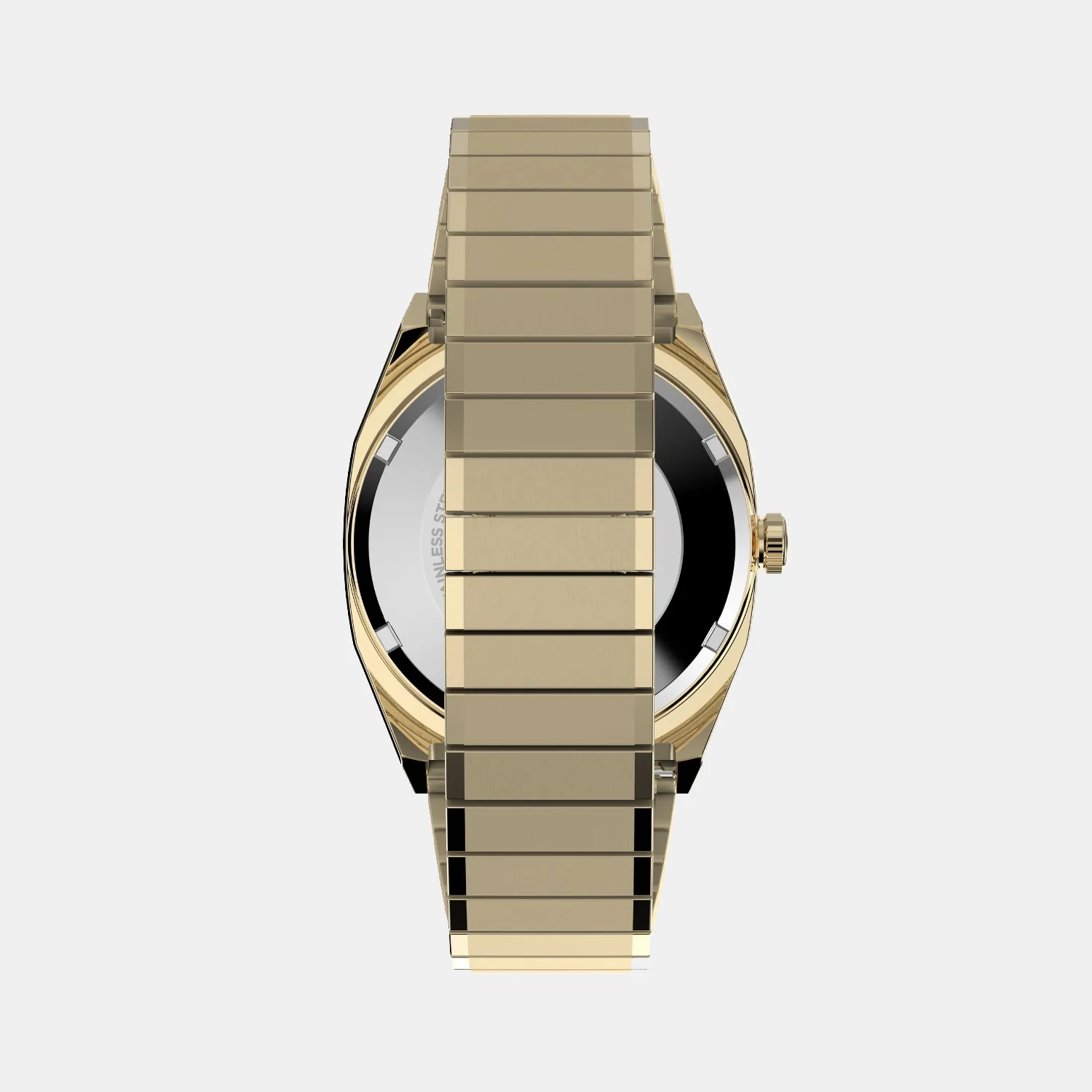 Q Timex Men Automatic Champagne Dial Analog Stainless Steel Watch TW2Y07200UJ - Image 5