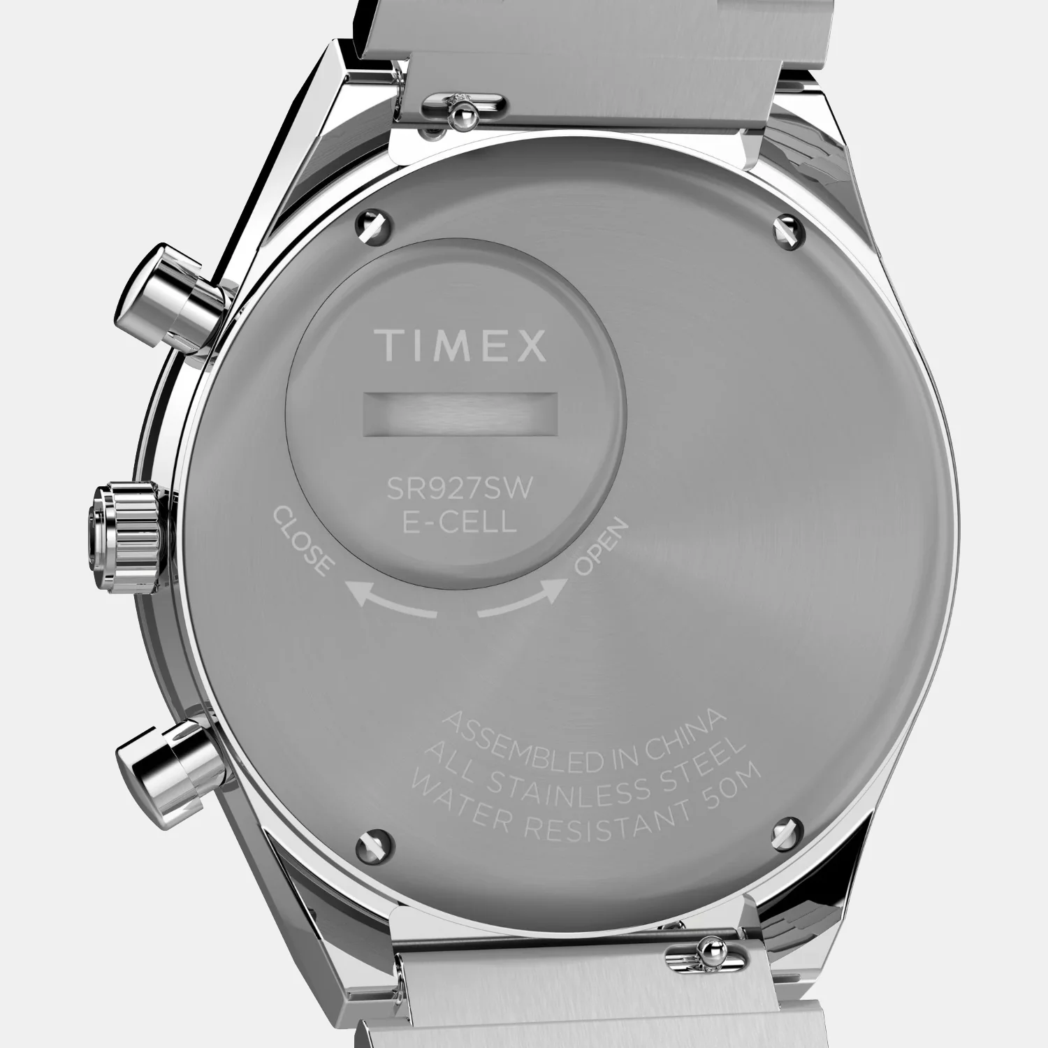 Q Timex Men Quartz Blue Dial Chronograph Stainless Steel Watch TWEG26403 - Image 3
