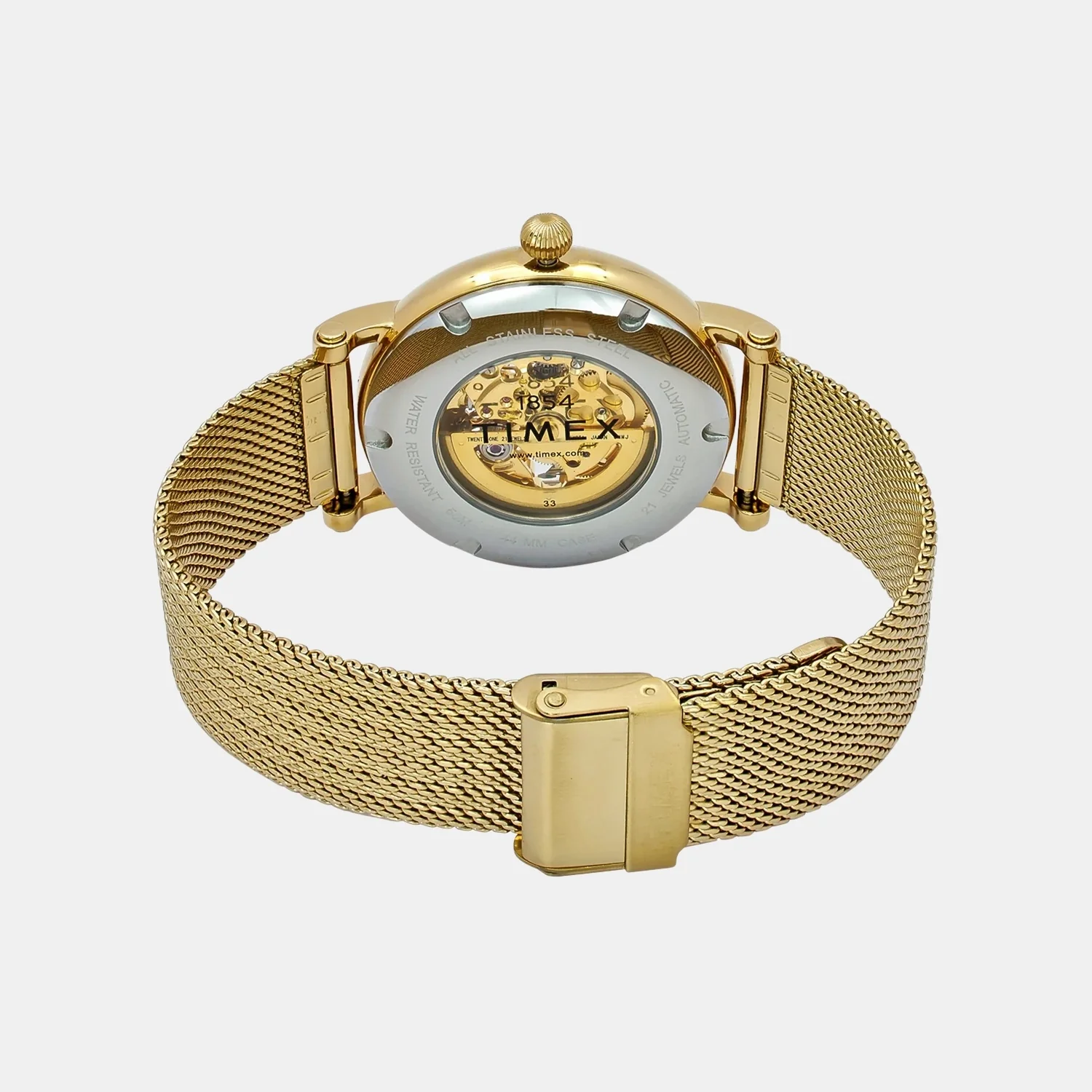 Signio Men Automatic Green Dial Analog Stainless Steel Watch TWEG16721 - Image 3