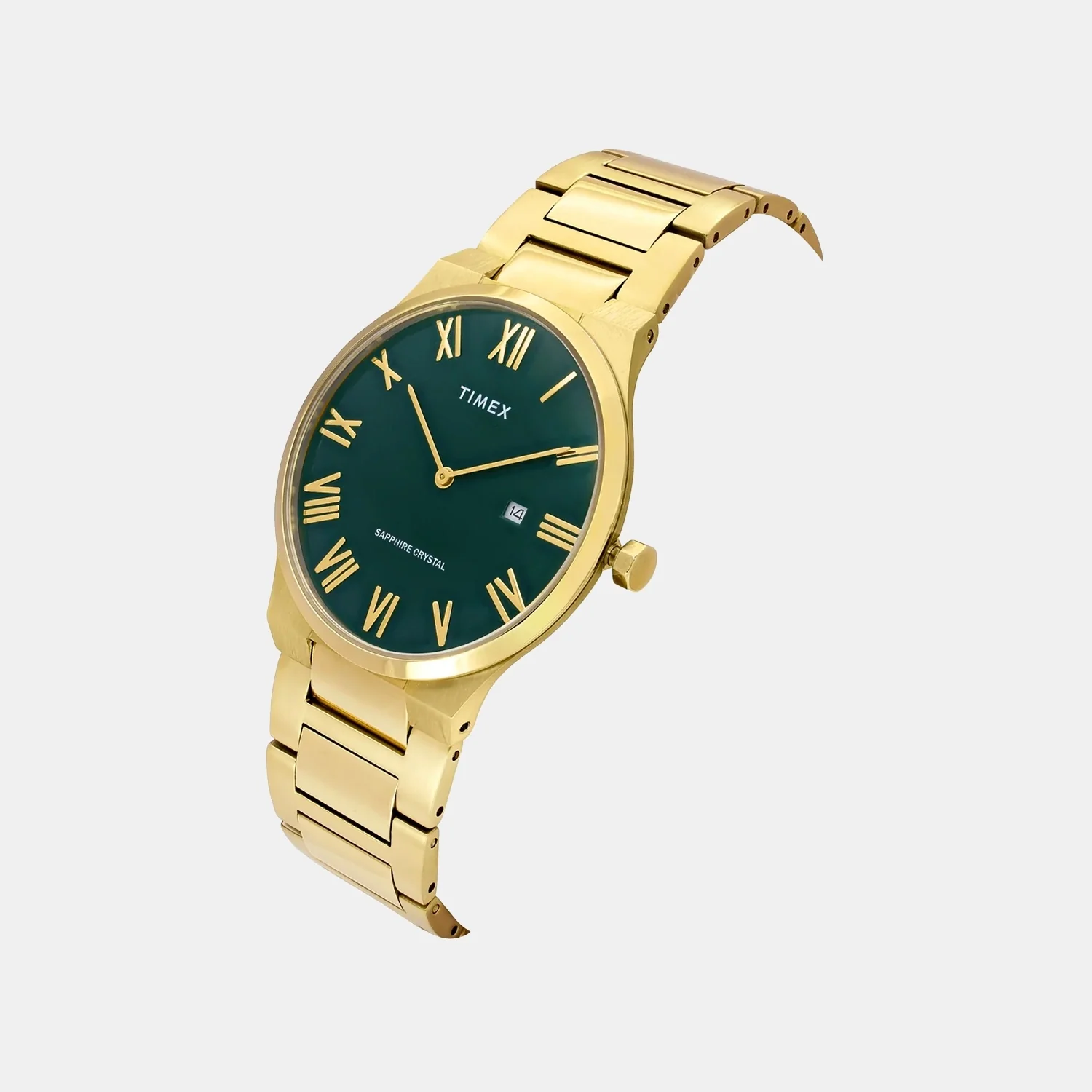 Signio Men Quartz Green Dial Analog Stainless Steel Watch TWEG23608 - Image 2