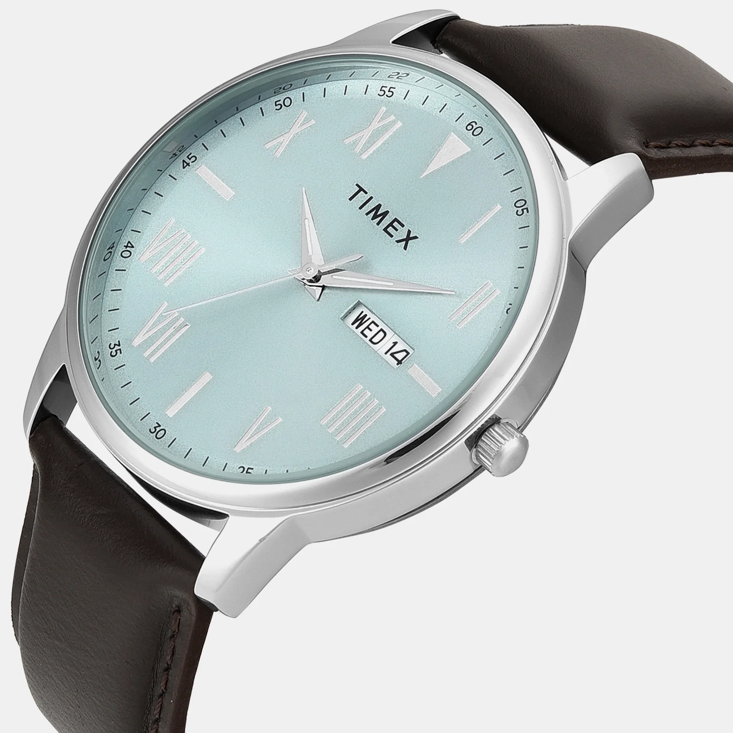 Trendline Men Quartz Blue Dial Analog Leather Watch TWTG12113 - Image 2