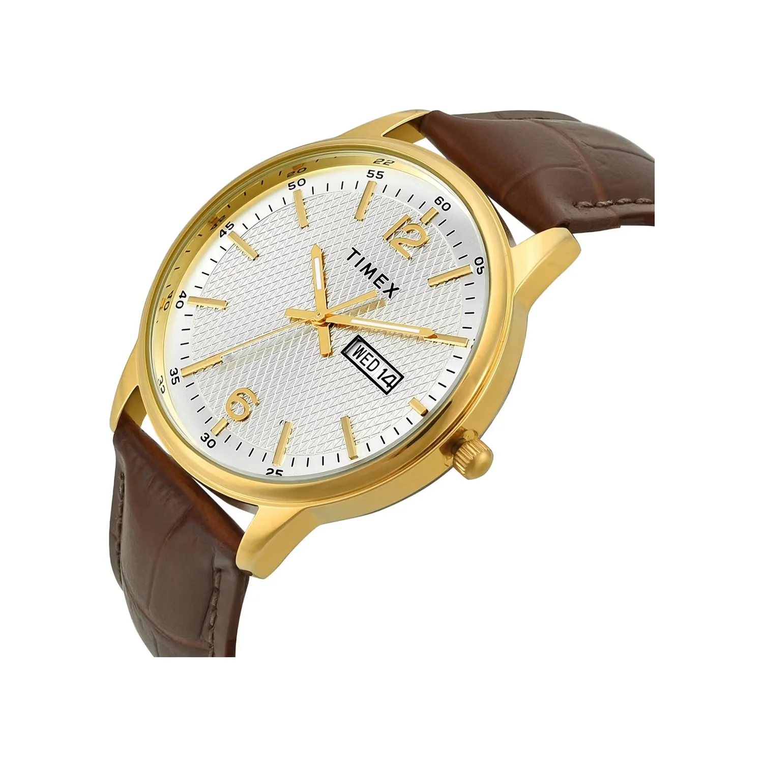 Trendline Men Quartz Silver Dial Analog Leather Watch TWTG12109 - Image 2