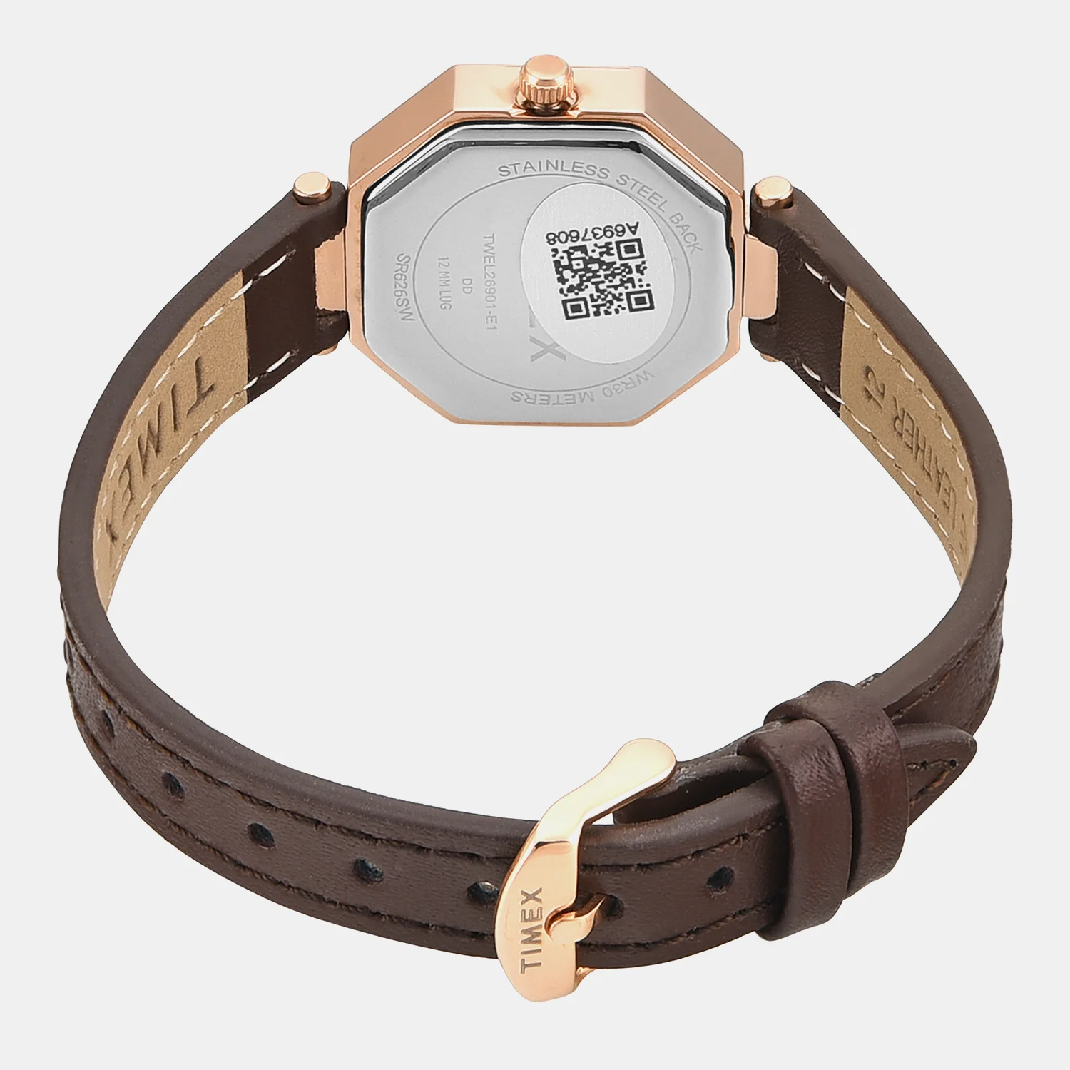 Trendline Women Quartz Brown Dial Analog Leather Watch TWEL26901 - Image 6