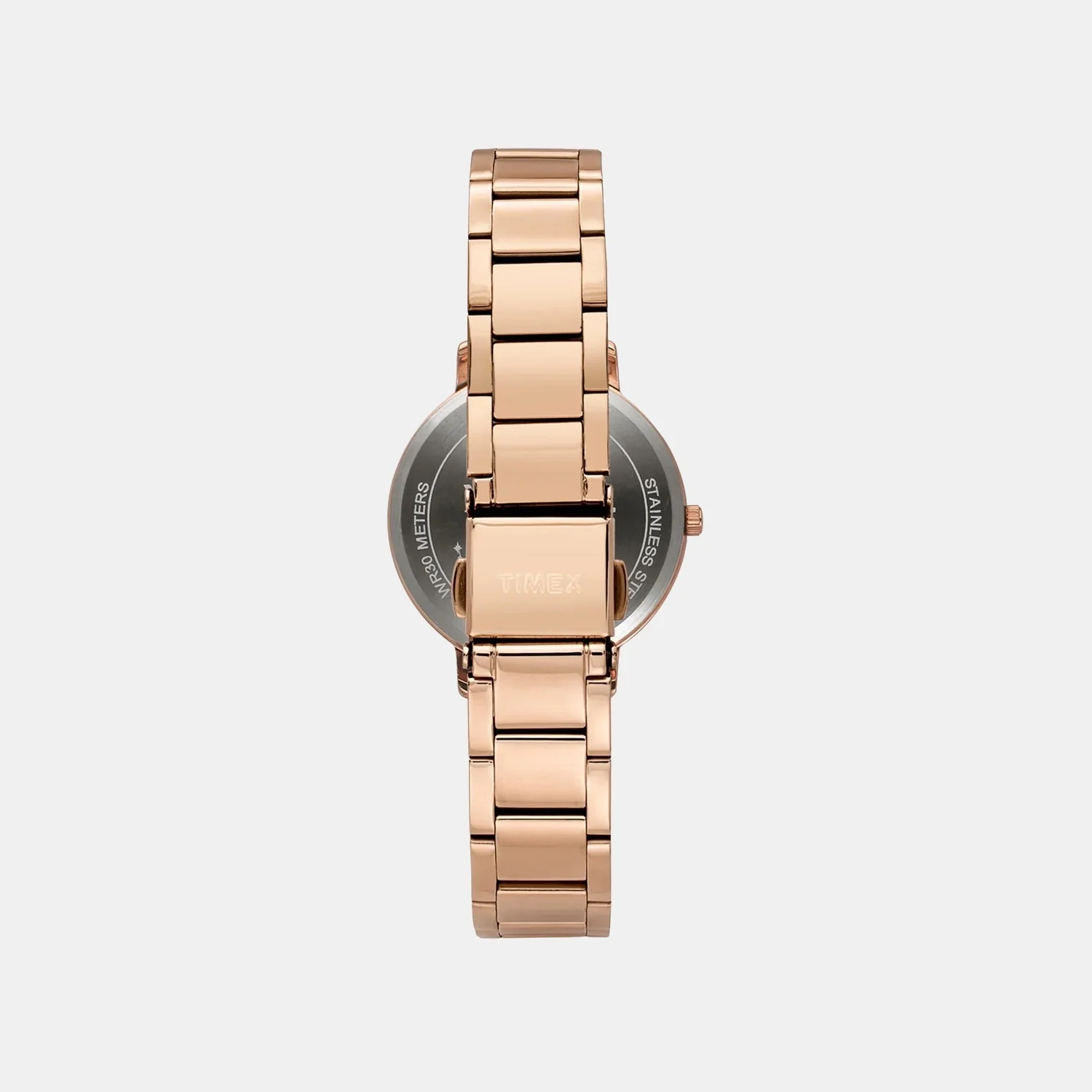 Trendline Women Quartz Brown Dial Multi-Function Stainless Steel Watch TWEL18721 - Image 4