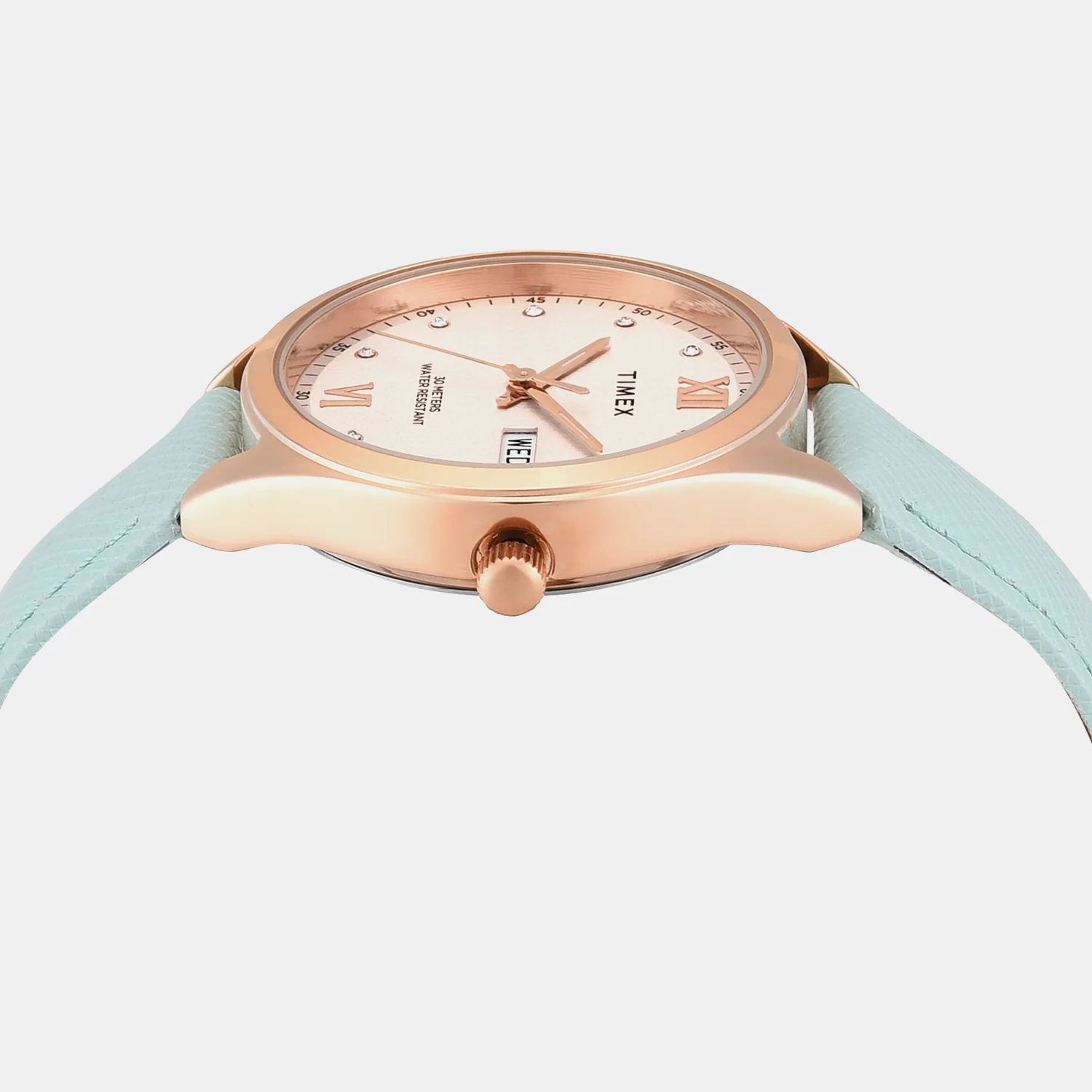 Trendline Women Quartz Rose Gold Dial Analog Leather Watch TWEL26805 - Image 3