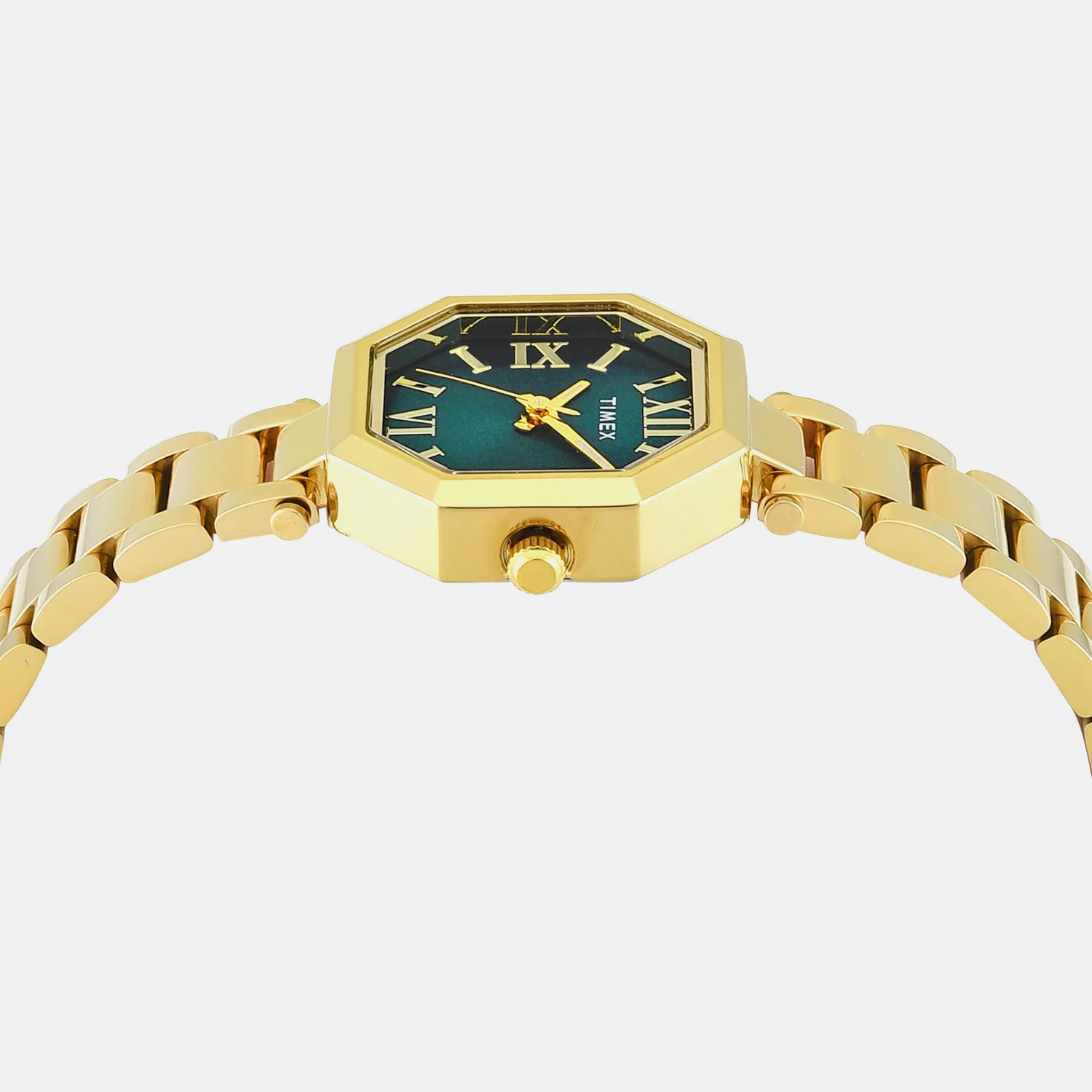 Trendline Women Quartz Teal Dial Analog Stainless Steel Watch TWEL26902 - Image 4
