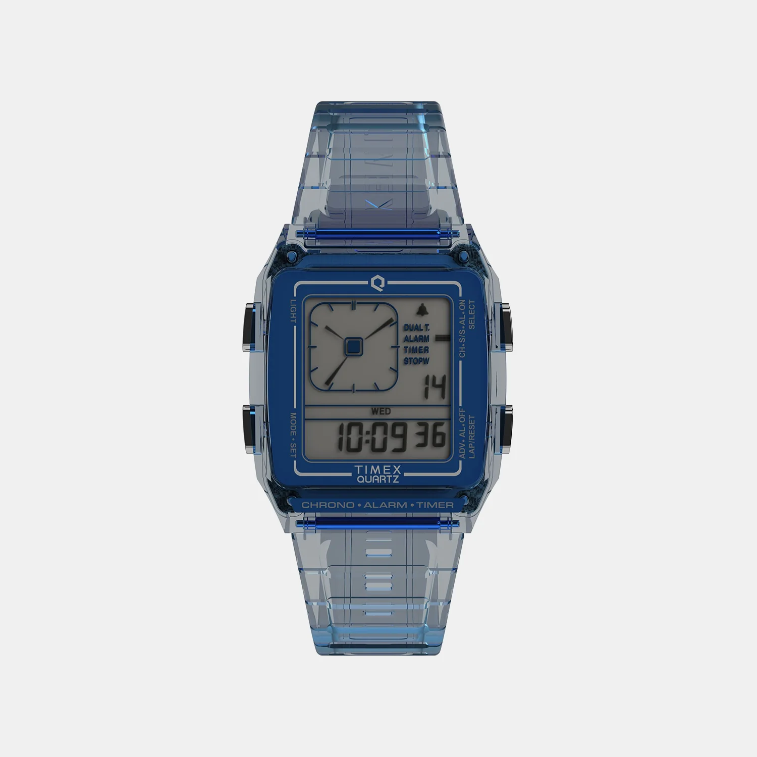 Unisex Quartz Grey Dial Digital Resin Watch TW2W45100UJ