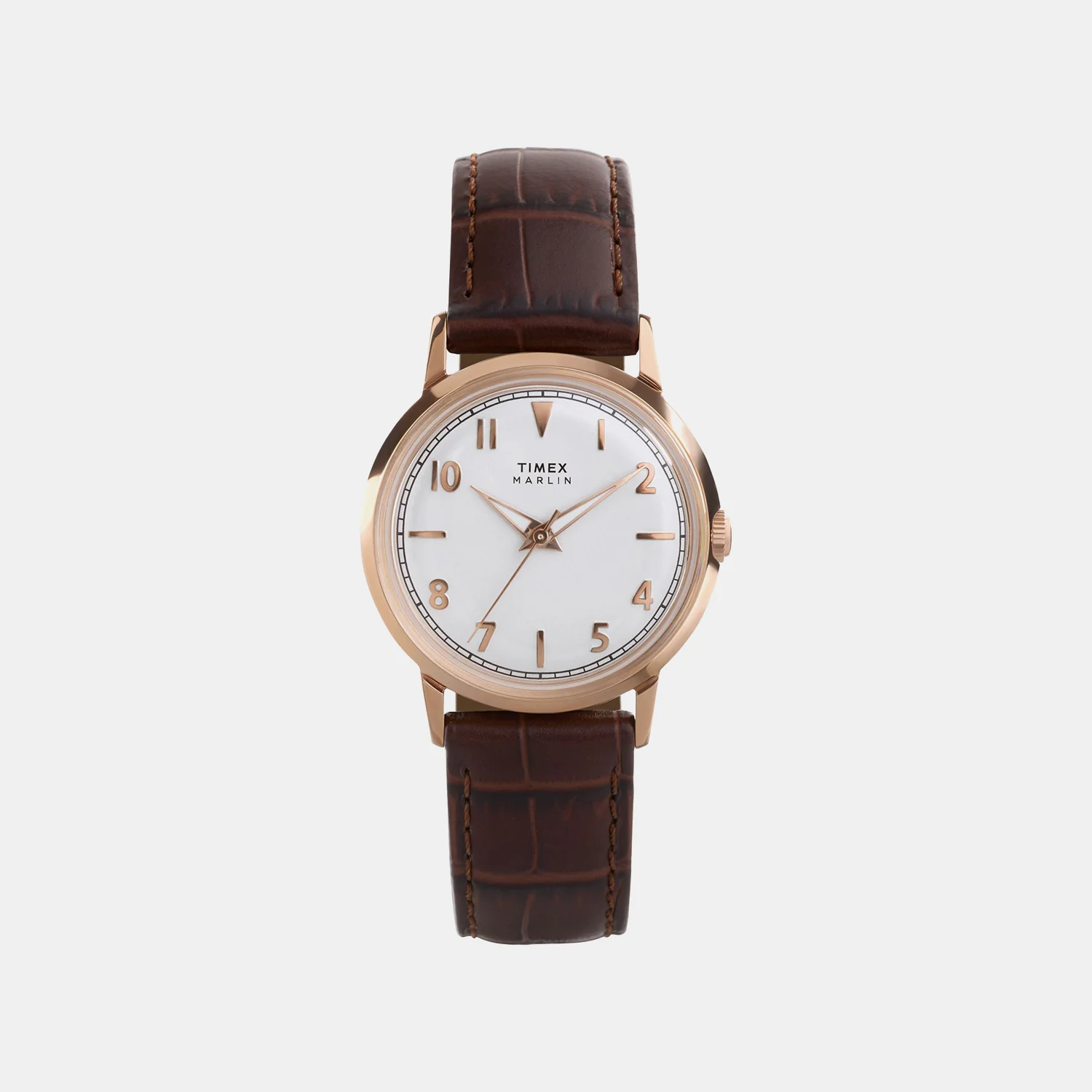Marlin Unisex Quartz Silver Dial Analog Leather Watch TW2Y37700UJ