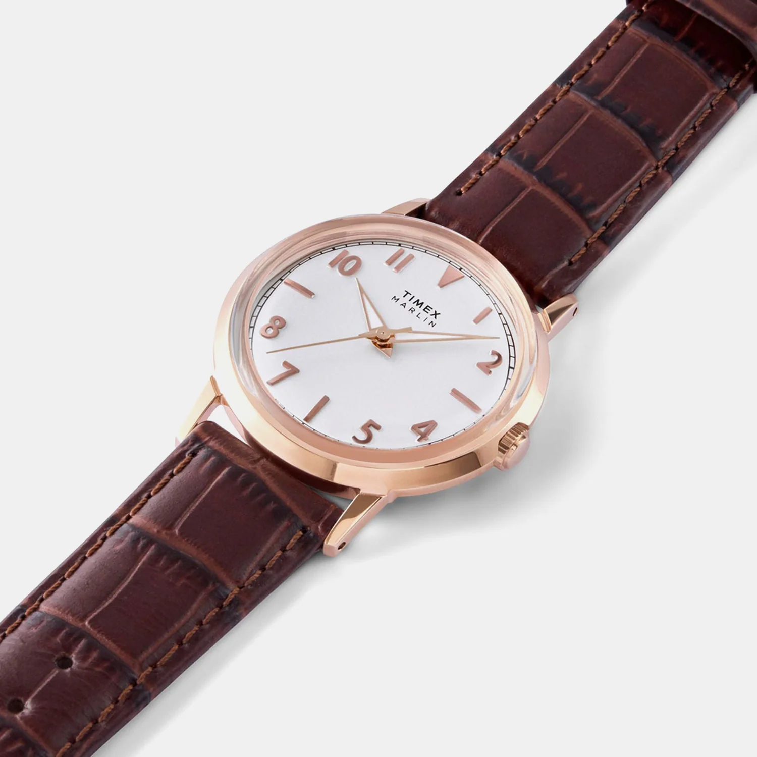Marlin Unisex Quartz Silver Dial Analog Leather Watch TW2Y37700UJ - Image 4