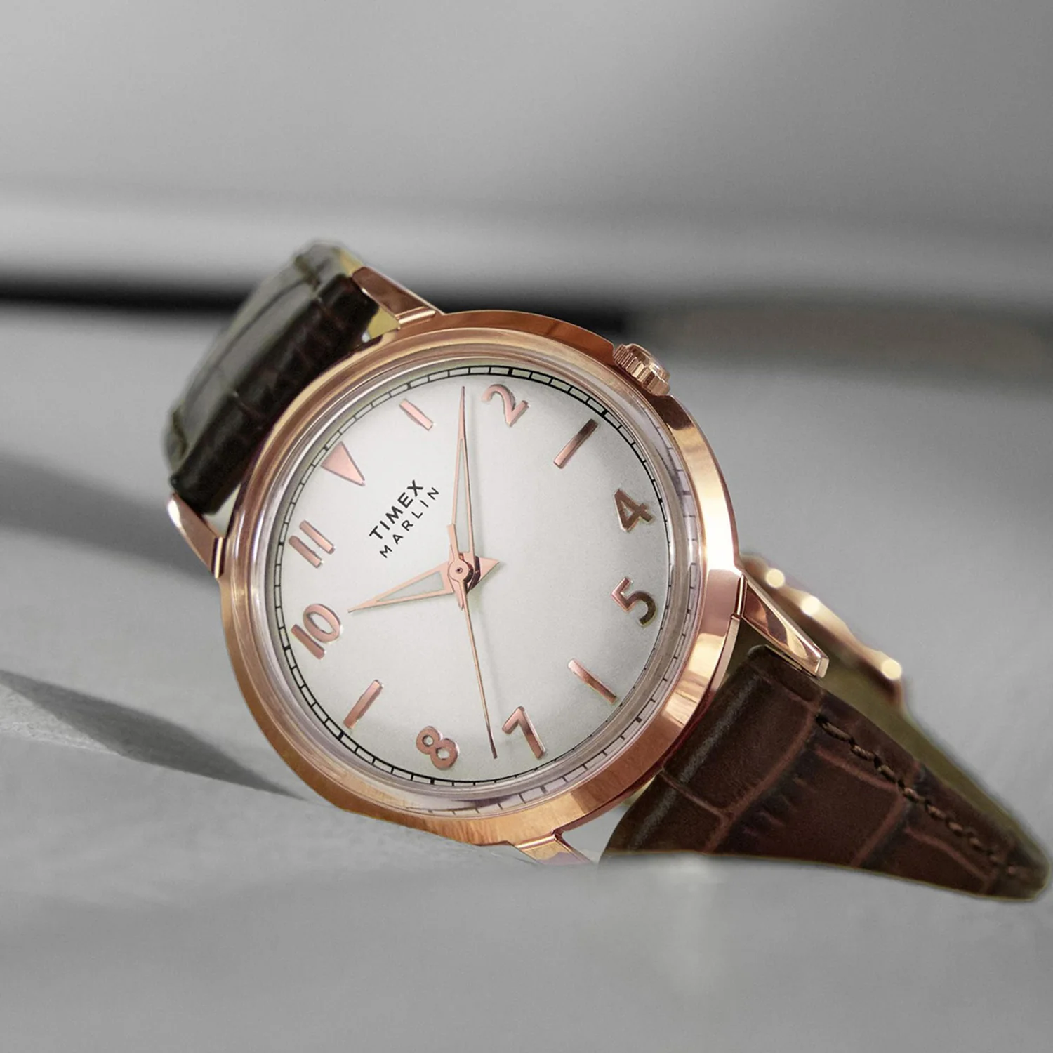 Marlin Unisex Quartz Silver Dial Analog Leather Watch TW2Y37700UJ - Image 5