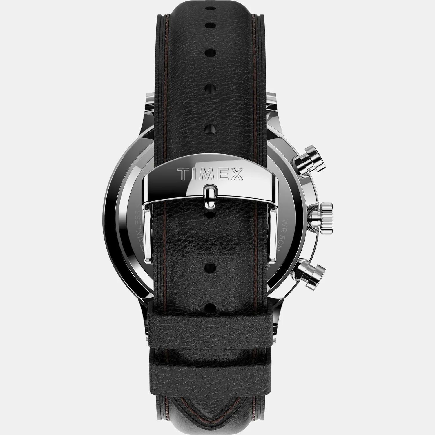 Waterbury Classic Men Quartz Black Dial Analog Leather Watch TW2U88300UJ - Image 5