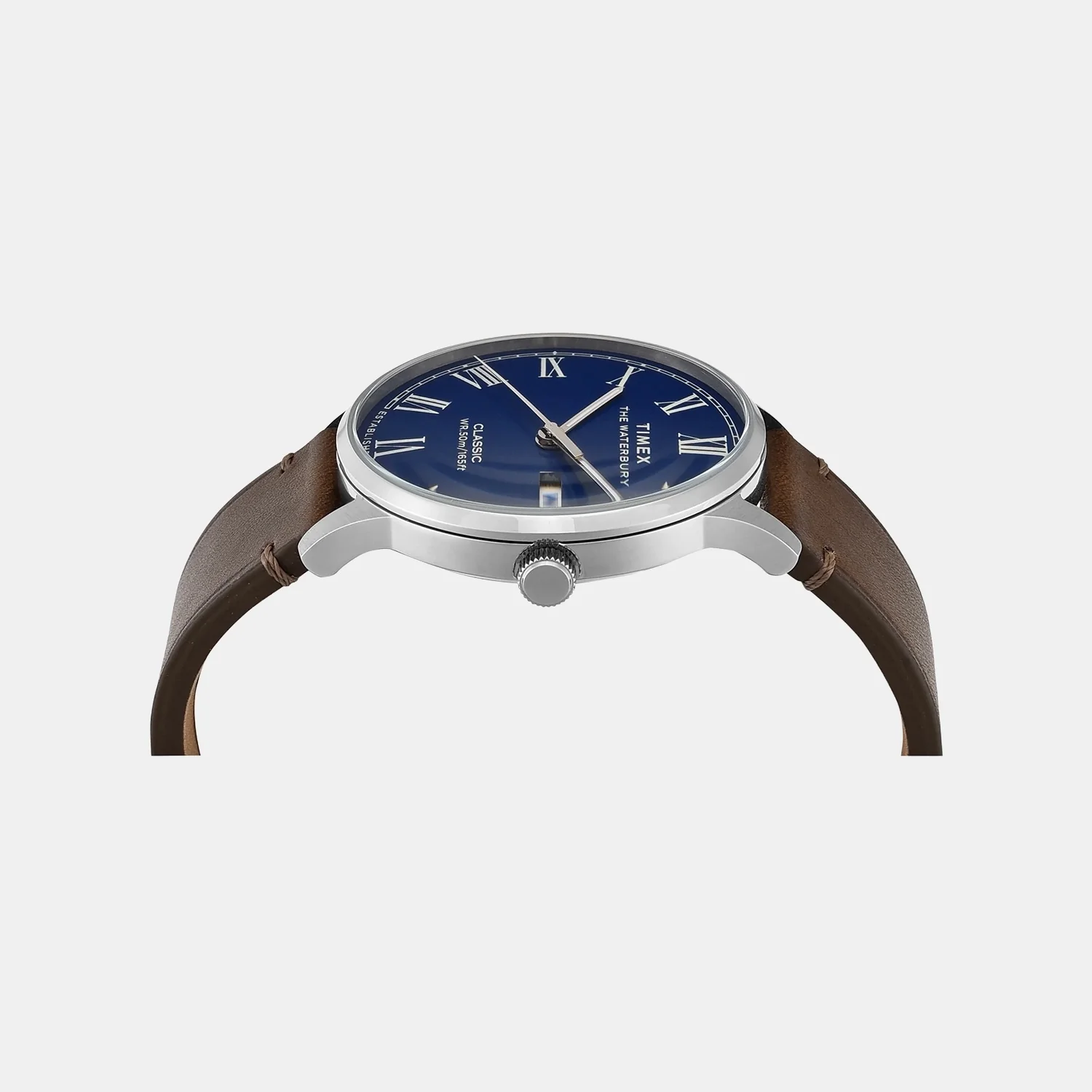 Waterbury Men Quartz Blue Dial Analog Leather Watch TWEG26502 - Image 4
