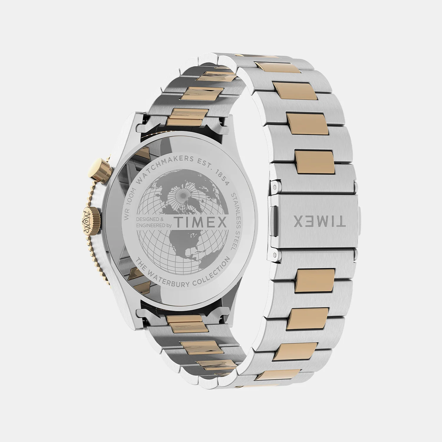 Waterbury Men Quartz Dial Analog Stainless Steel Watch TW2U90600UJ - Image 2