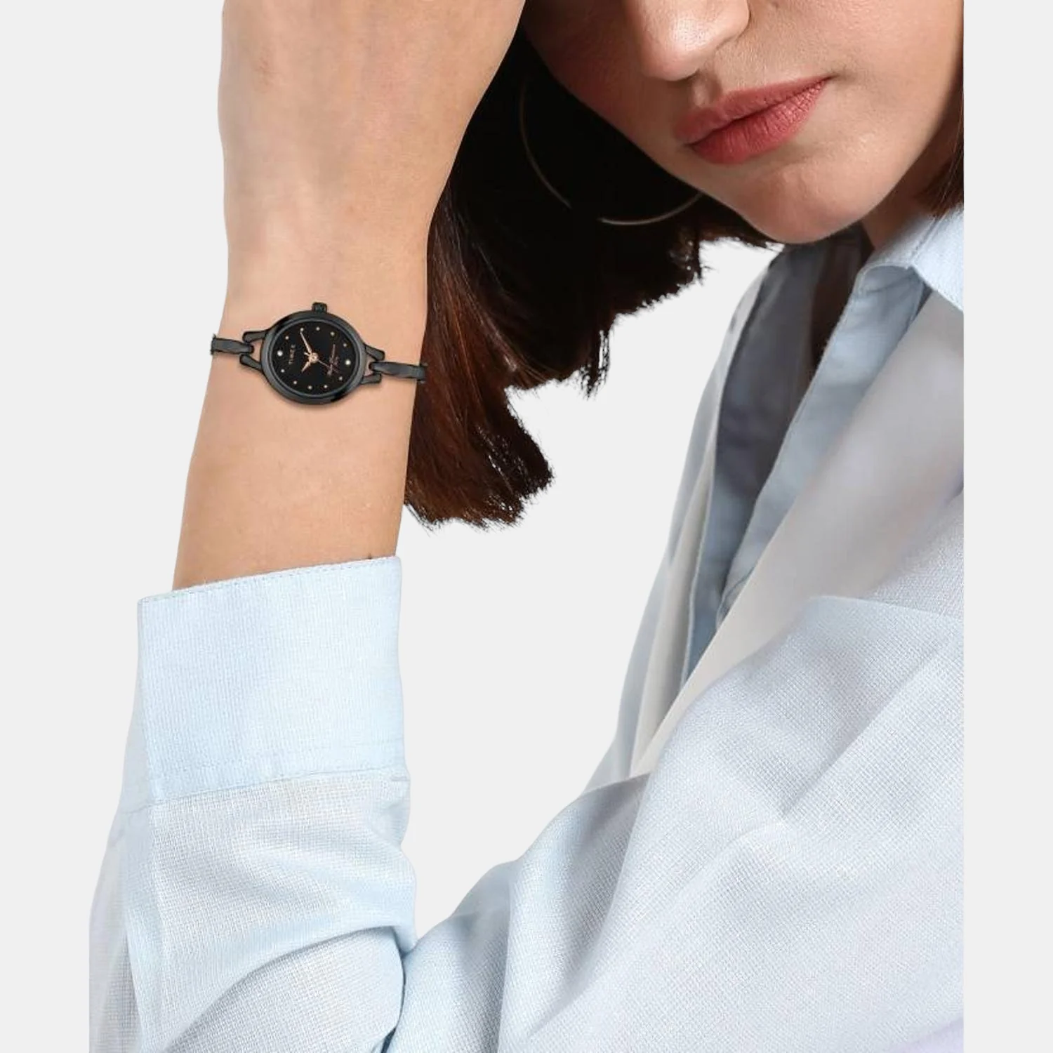Women Quartz Black Dial Analog Brass Watch TW0TL9314 - Image 3
