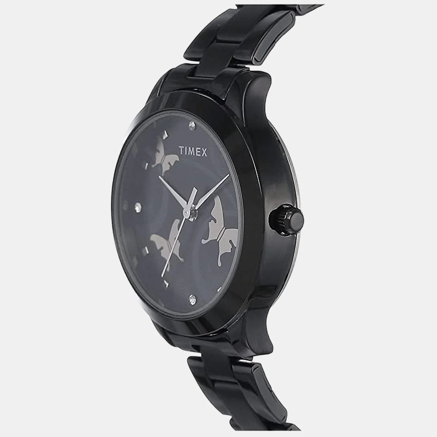 Women Quartz Black Dial Analog Stainless Steel Watch TW000T609 - Image 2