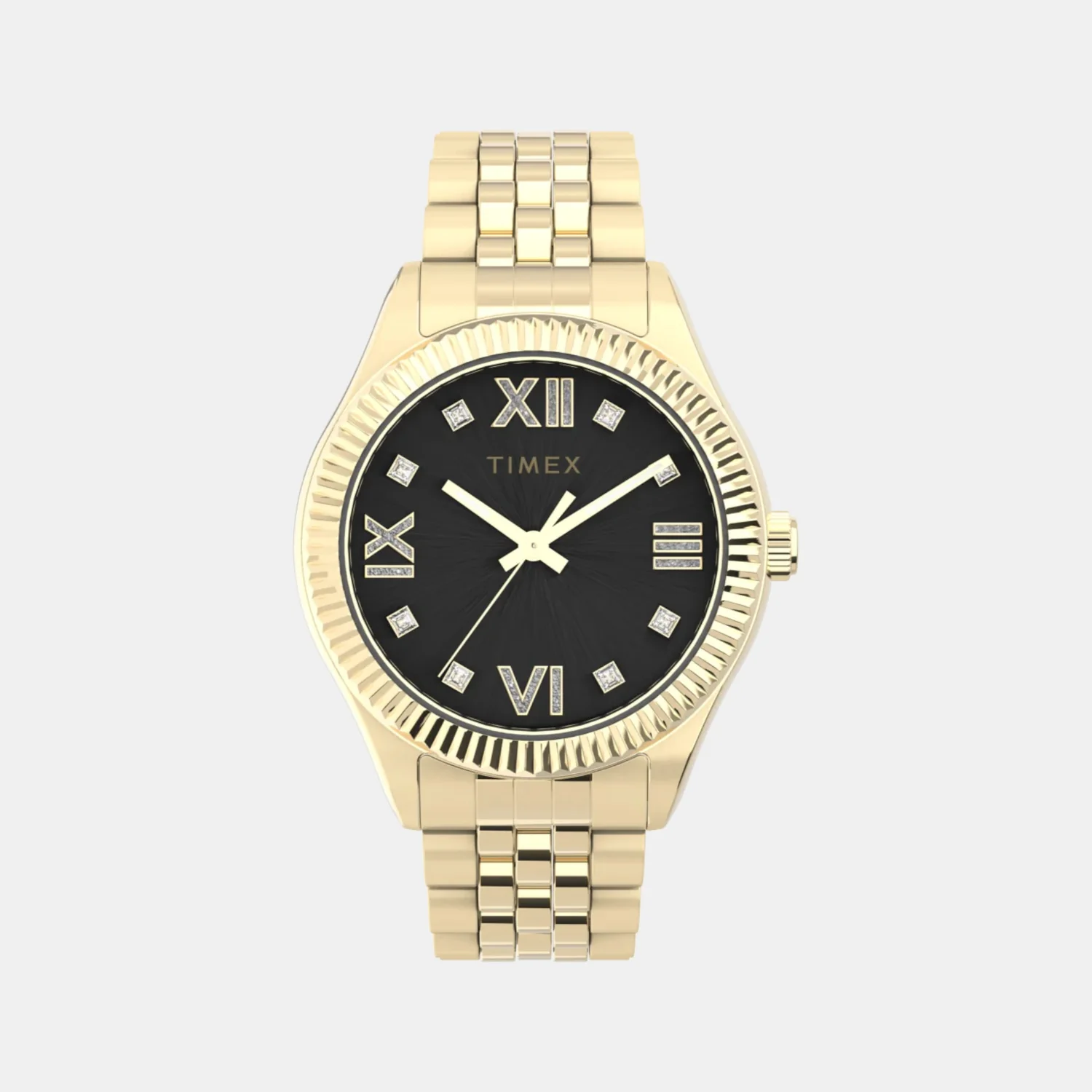 Women Quartz Black Dial Analog Stainless Steel Watch TW2V45700UJ - Image 2