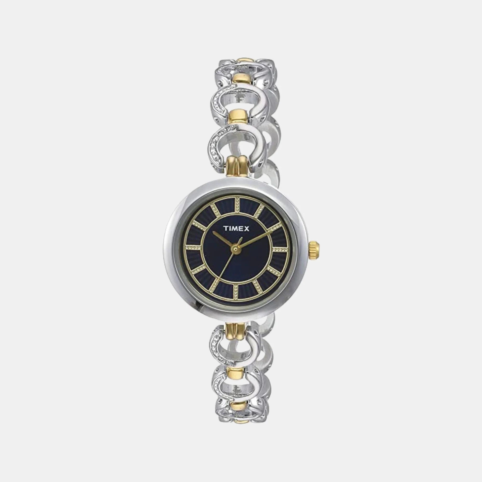 Women Quartz Blue Dial Analog Brass Watch TWEL11417